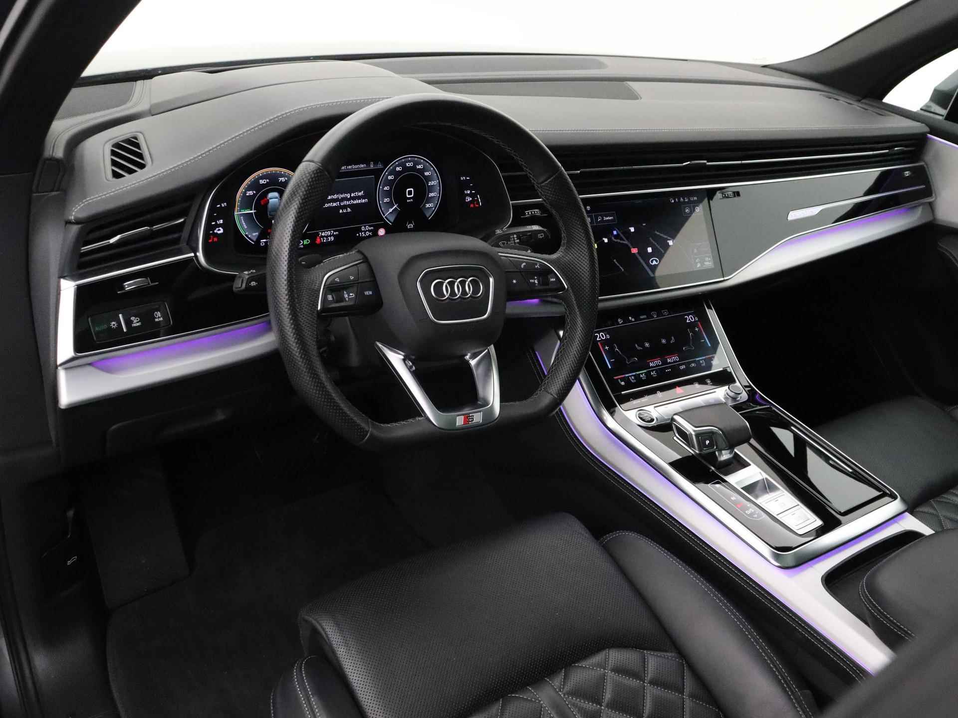 Audi Q7 55 TFSI quattro Pro Line S | Pano.dak | Leder | Navigatie | Luchtvering | Trekhaak | Laser-Matrix-LED | - 3/22