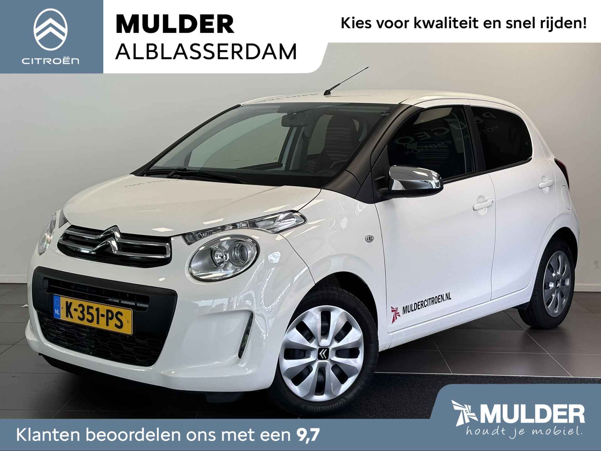 Citroën C1 5-deurs Feel 1.0 e-VTi 72pk | APPLE CARPLAY / ANDROID AUTO | AIRCO | ELEKTRISCH PAKKET | CAMERA | EXTRA GETINTE RAMEN | - 1/58