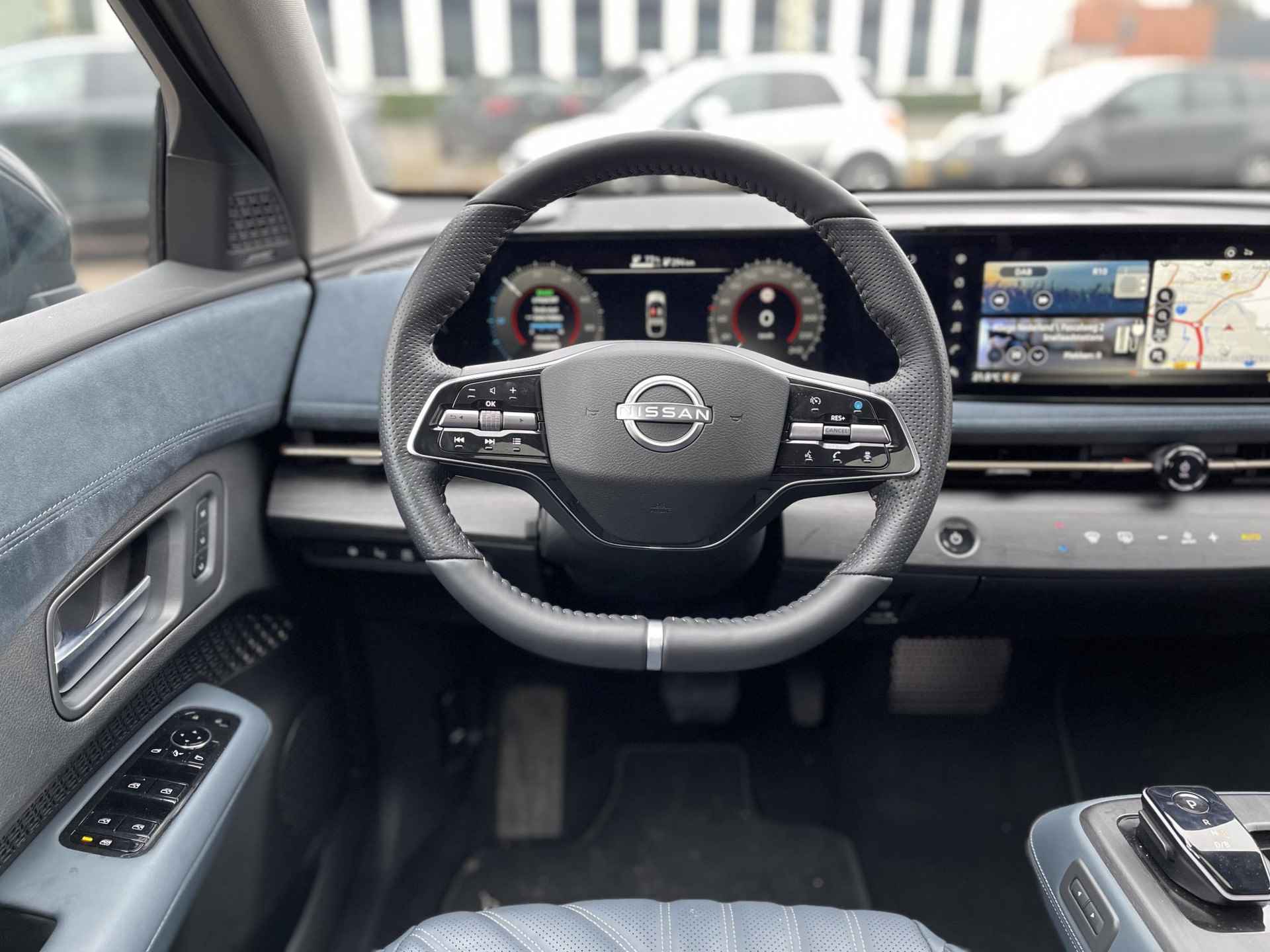 Nissan Ariya Evolve 91 kWh | Panoramadak | Nappa Leder | 20'' Aerocover Velgen | Head-Up Display | BOSE Audio | Geheugenstoelen | Rijklaarprijs! - 15/32