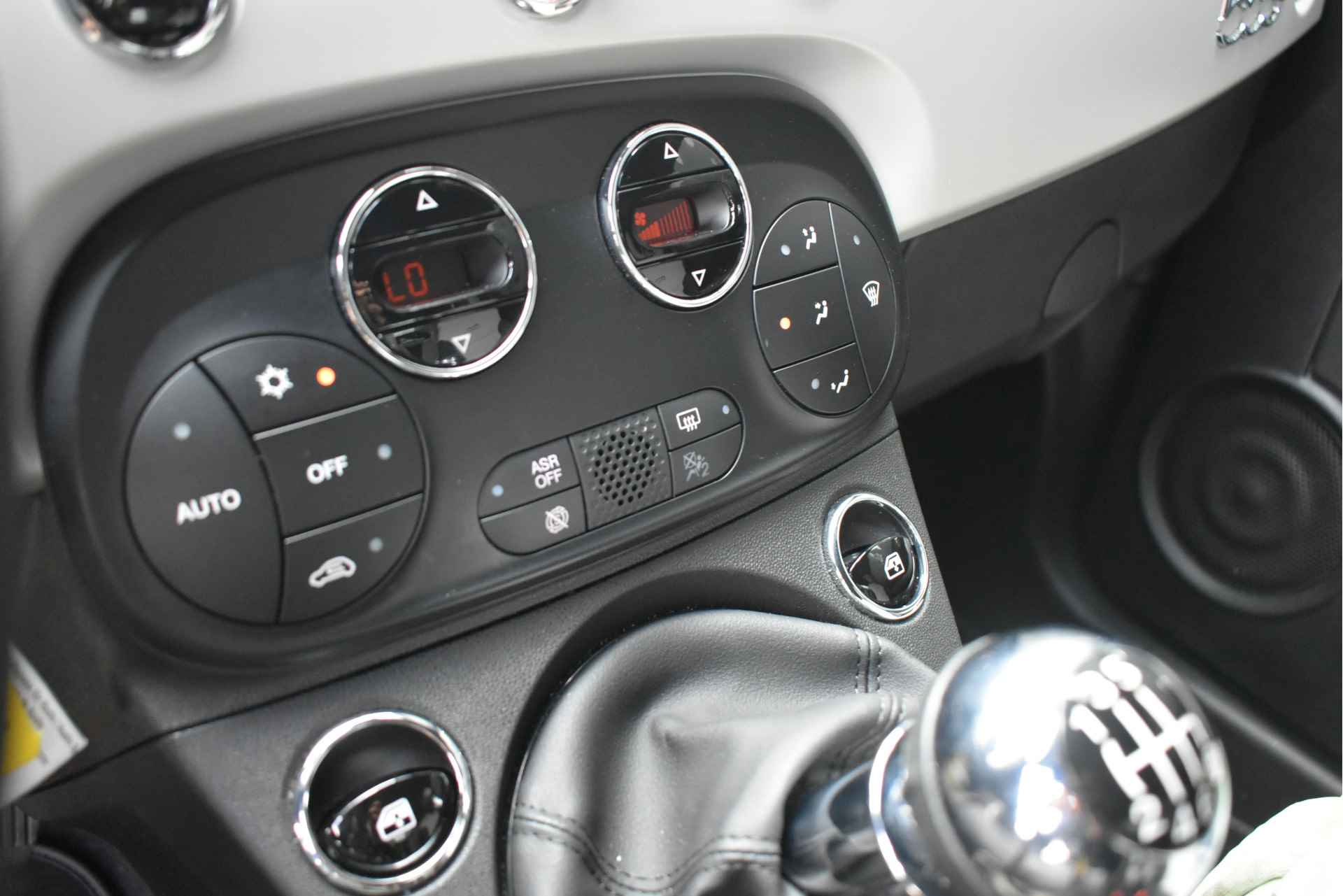 Fiat 500C 1.0 Hybrid Star | Navigatie | Parkeersensoren | Climate Control | 16"LMV | Airco | Half-Leder | Chrome | !! - 17/32