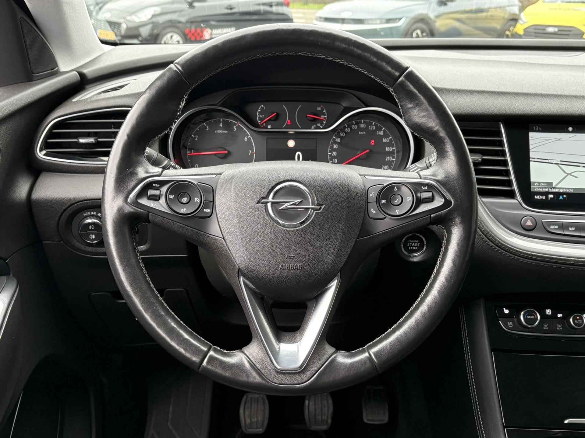 OPEL Grandland X 1.2 Turbo 130pk Ultimate | Afneembare Trekhaak | Navigatie | Cruise Control | 360º Camera | PDC Voor & Achter | Lederen Bekleding | - 13/38