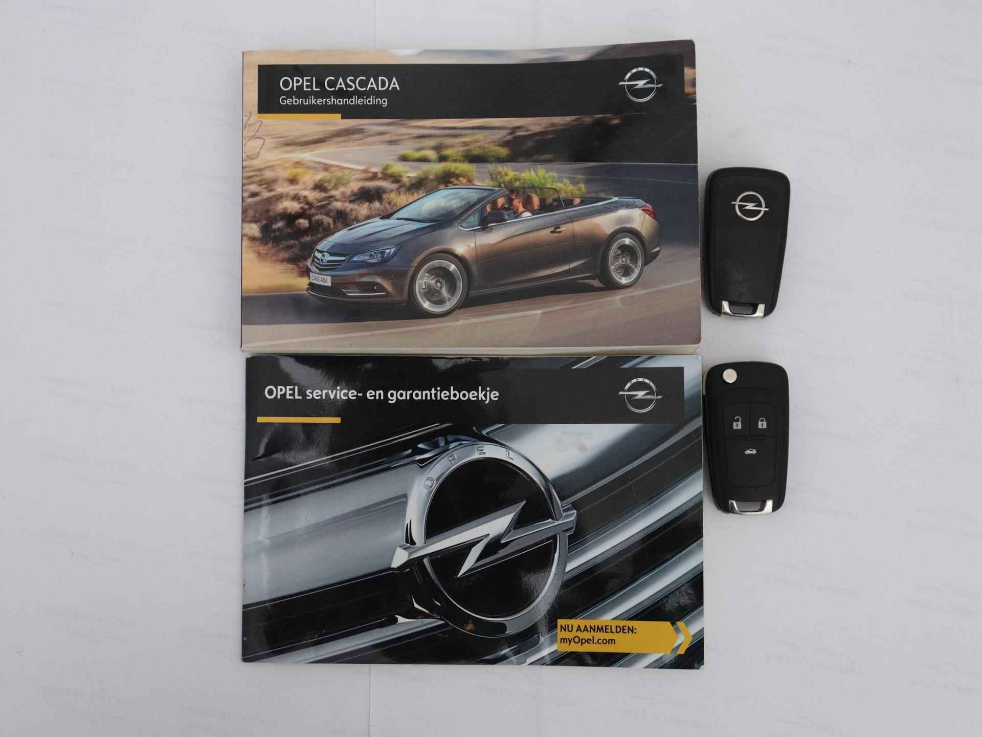 Opel Cascada 1.4 Turbo ecoFLEX Innovation zwart leder, stoel en stuurverwarming, windscherm - 18/22