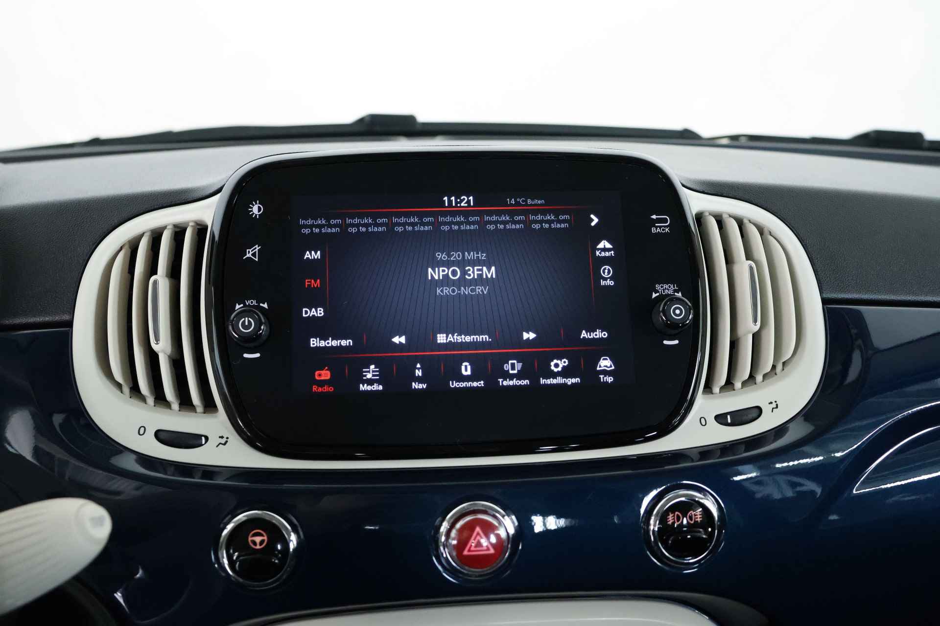 Fiat 500 1.0 Hybrid / Navigatie / Cruisecontrol / Allseason / Bluetooth - 16/22