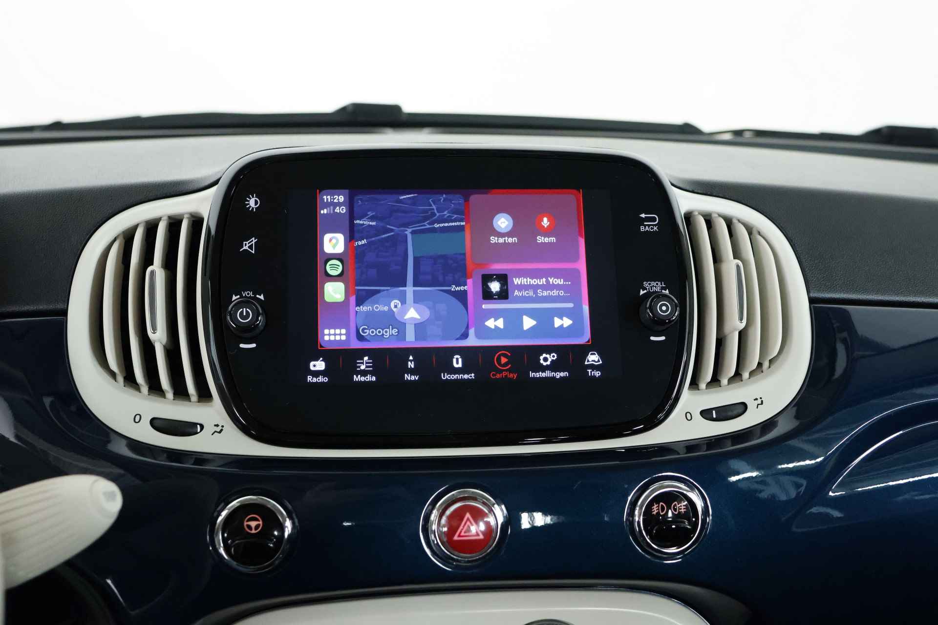 Fiat 500 1.0 Hybrid / Navigatie / Cruisecontrol / Allseason / Bluetooth - 17/22