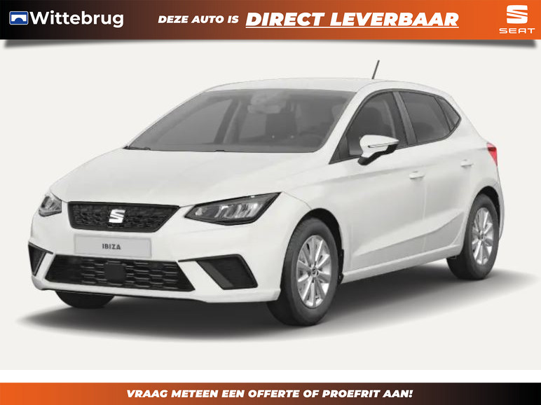 SEAT Ibiza 1.0 EcoTSI Style 15 inch lichtmetalen velgen / Cruise Control / Apple CarPlay™ & Android Auto™ / Parkeersensoren achter