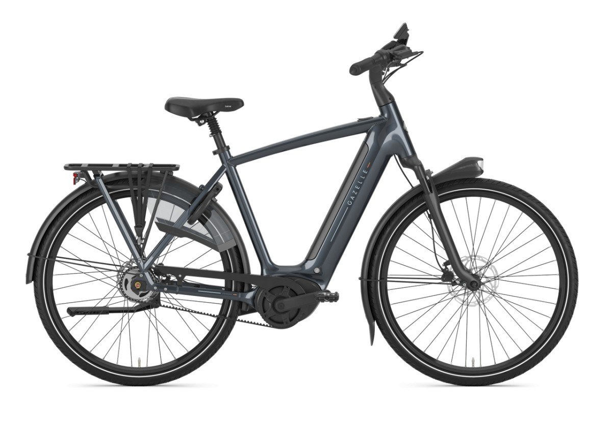 GAZELLE Grenoble C5 HMB heren 600Wh 2025 Heren Anthracite Grey Glans 57cm 2025