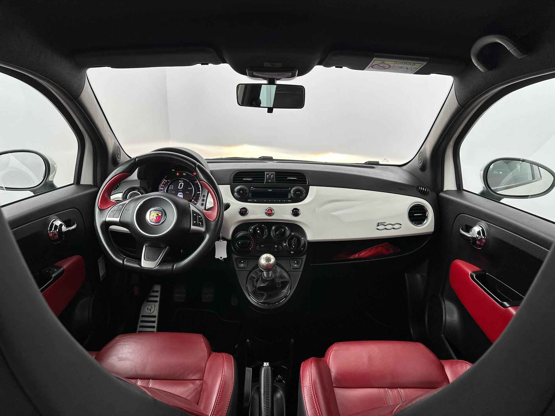 Abarth 595 1.4 T-Jet Turismo | Sportstoelen | Rood-Leder | Xenon | PDC | - 9/25