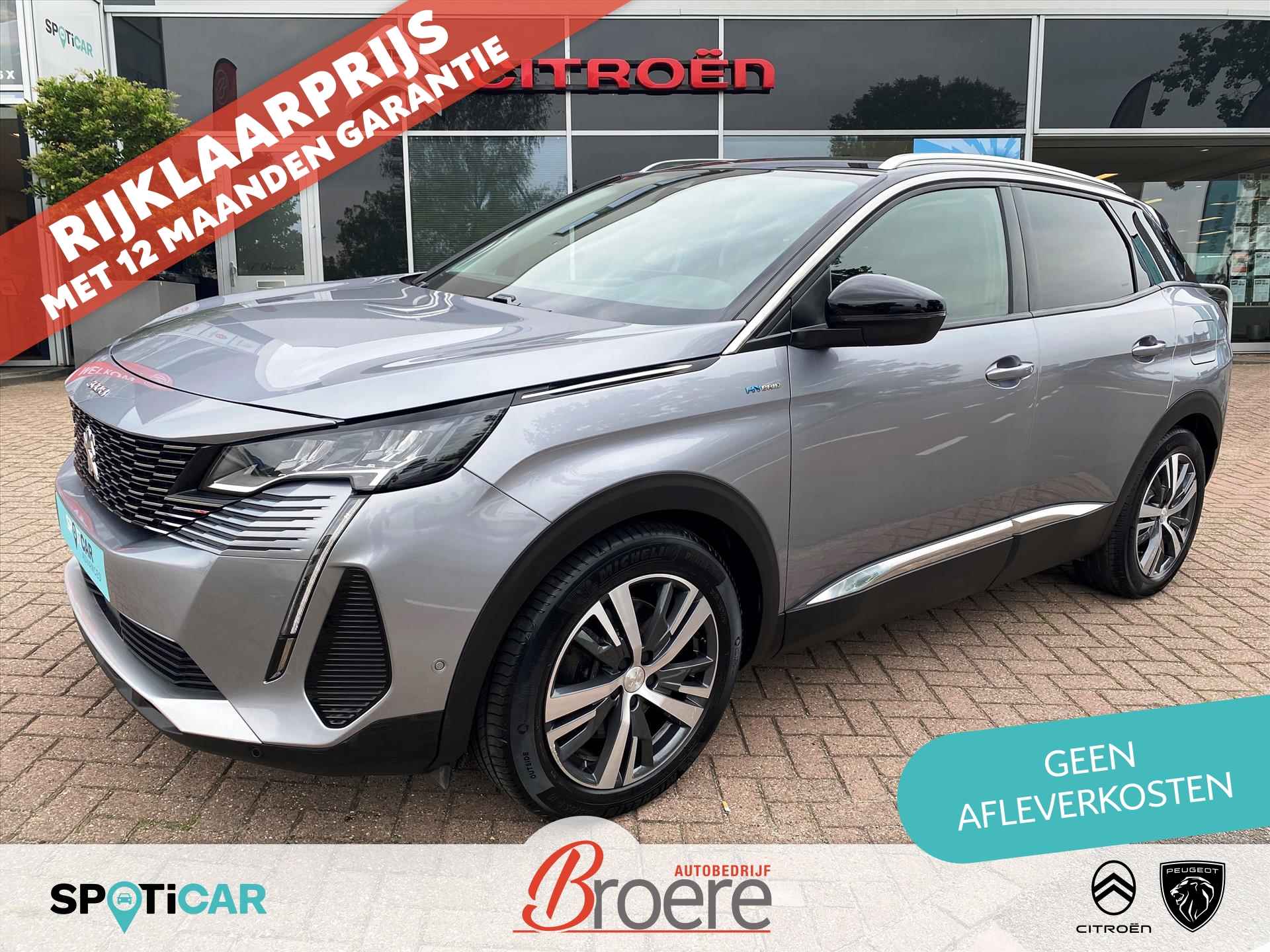 PEUGEOT 3008 1.6 Plug-in HYbrid 225pk e-EAT8 Allure | keyless, 18 inch velgen, two tone black top, dodehoekdetectie, dab, navigatie, climate- en cruise control - 1/69