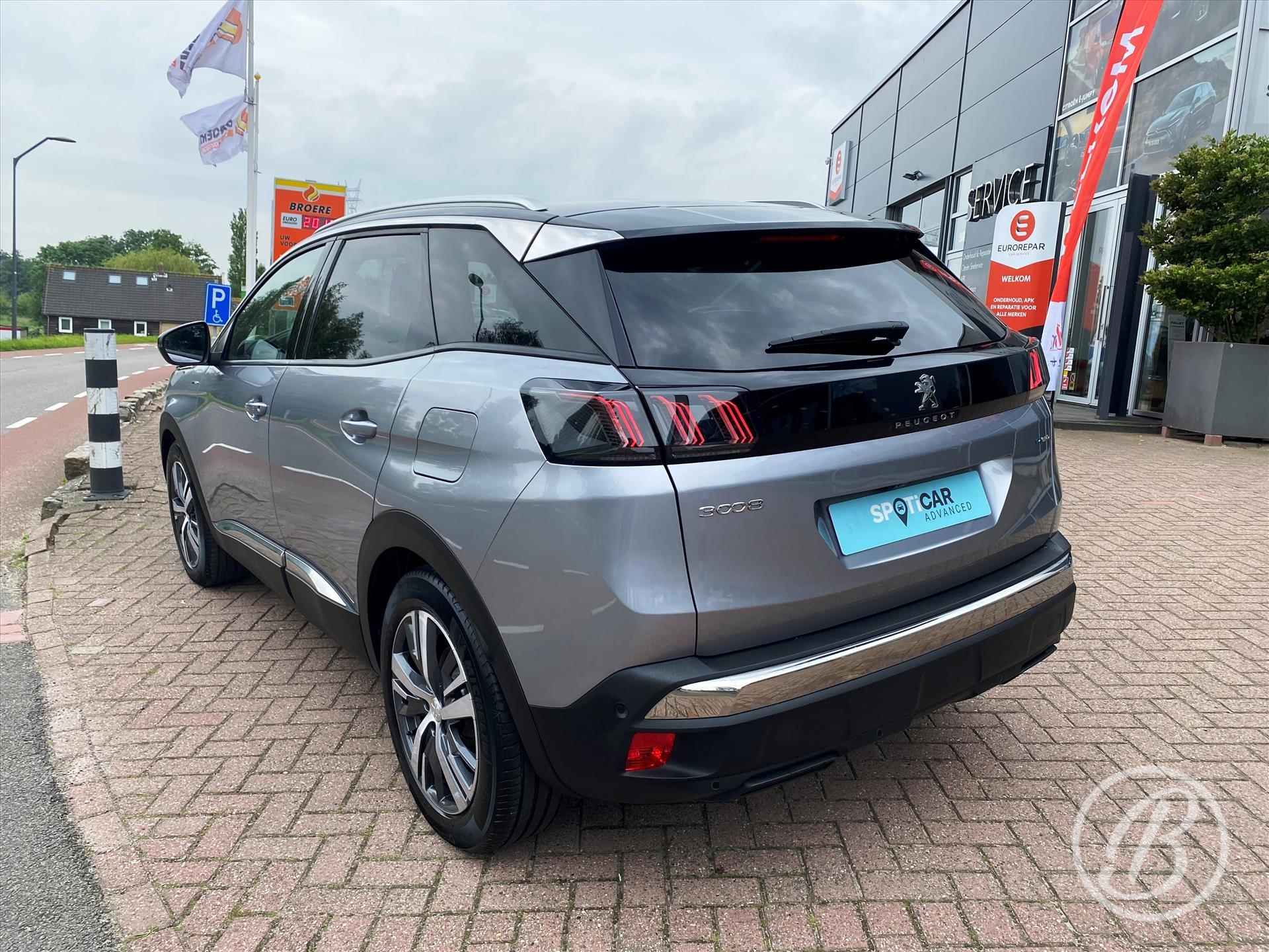 PEUGEOT 3008 1.6 Plug-in HYbrid 225pk e-EAT8 Allure | keyless, 18 inch velgen, two tone black top, dodehoekdetectie, dab, navigatie, climate- en cruise control - 4/69