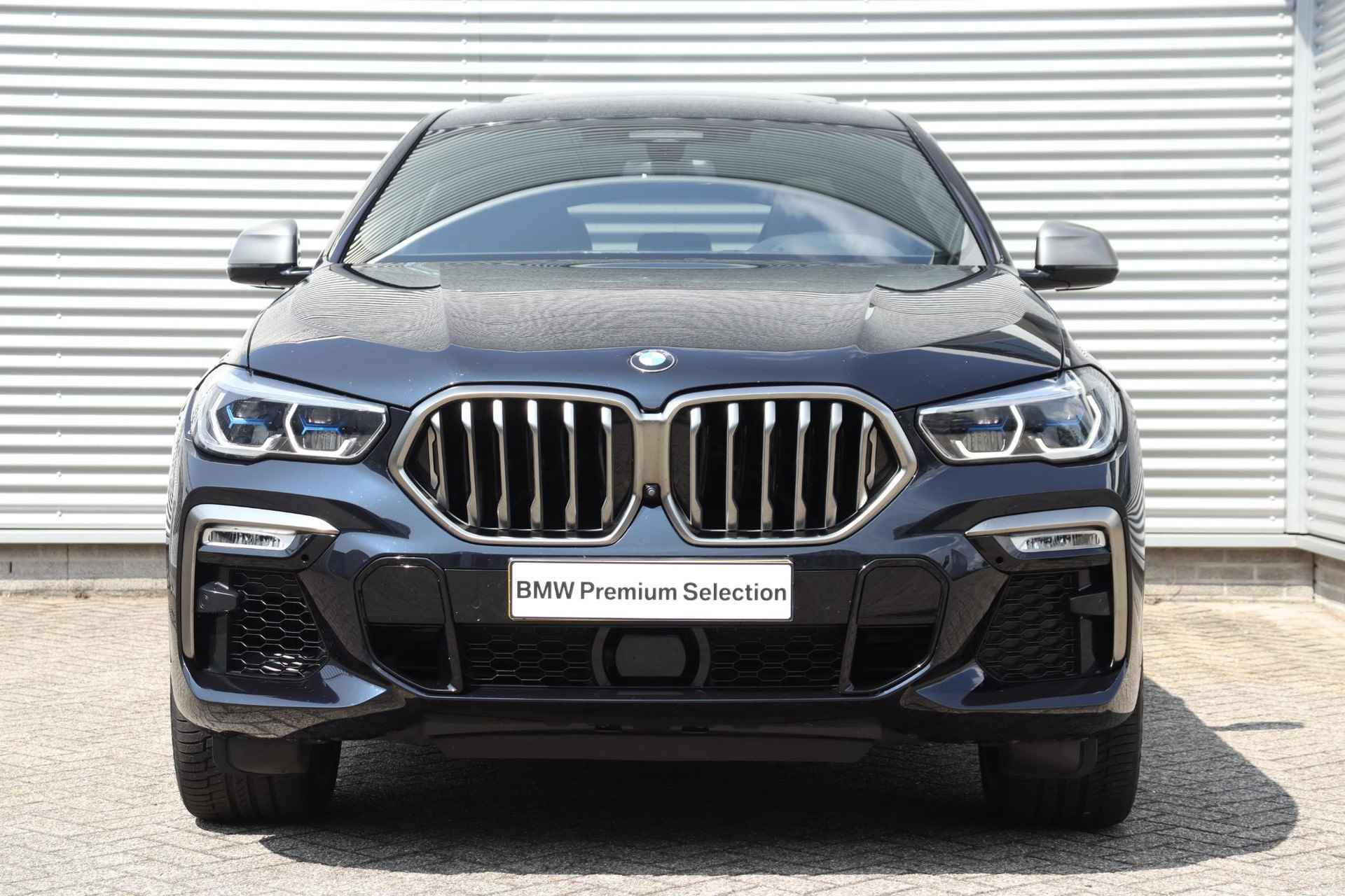 BMW X6 M50d | High Executive | Trekhaak | Sky Lounge | CoPilot Pack | Warmte Comfortpakket | Harman Kardon | Head-Up | Active Steering | Parking Assistant Plus | Soft Close | Laserlight | Comfort Access | 22''LMV | Showroom Sale - 3/47