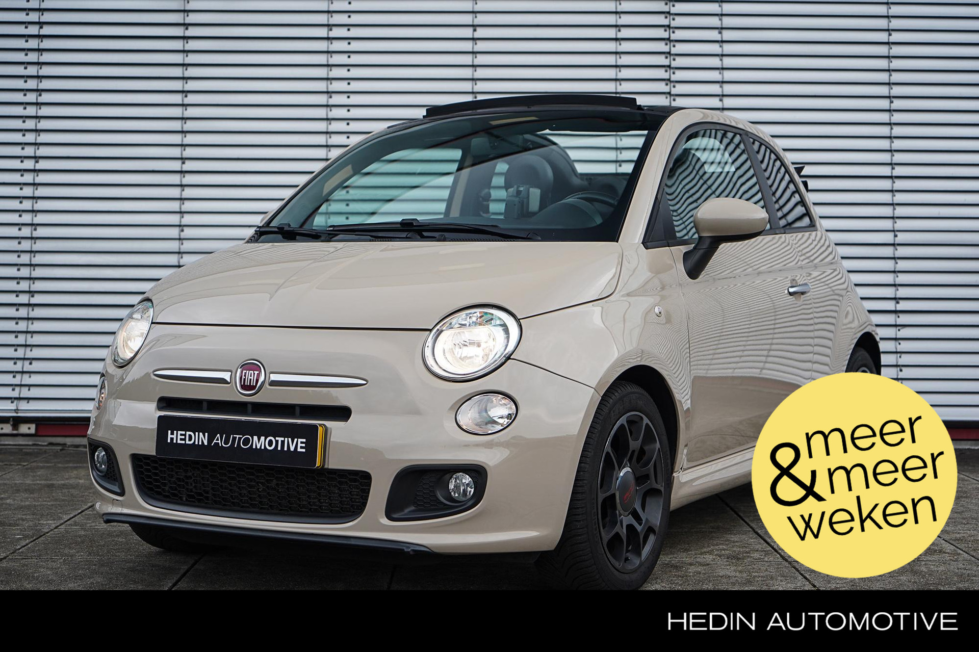 Fiat 500 C 0.9 TwinAir Turbo 500S | Cabrio | Cappuccino | Bluetooth | Digitale Teller | Parkeersensoren | 16'' Velgen