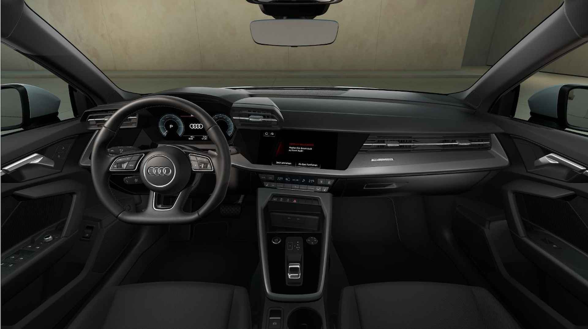 Audi A3 Sportback 40 TFSI e 204pk s-tronic S Line exterieur | Panoramadak | Comfortsleutel | Stoelverwarming | Optiek zwart | Privacy glass | 18' LM velgen - 6/7
