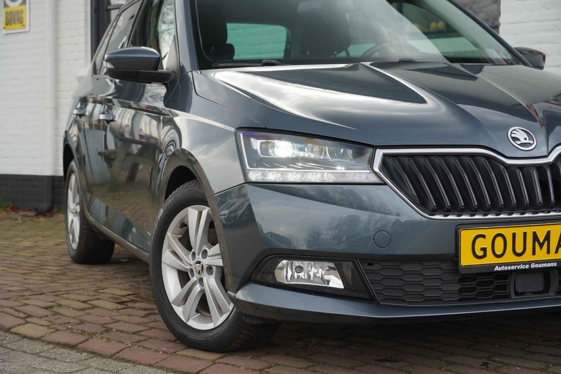 Skoda Fabia 1.0 TSI Style  ✅ Cruise ✅ Clima ✅ LED ✅ Carplay ✅ Camera ✅ Rijklaar - 8/19