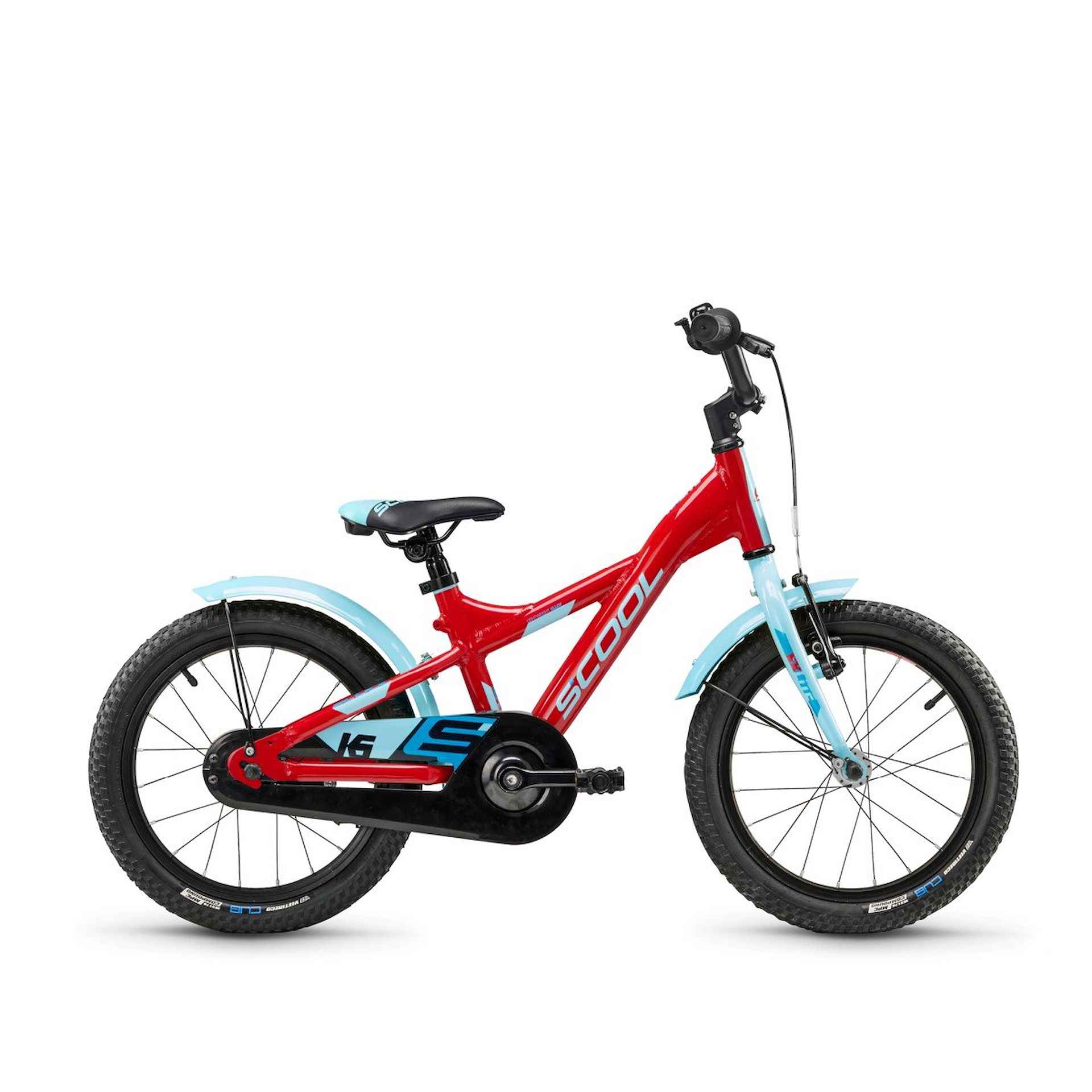 Scool XXlite 16-1 1-speed terugtraprem Red/Light Blue 2024 - 1/1