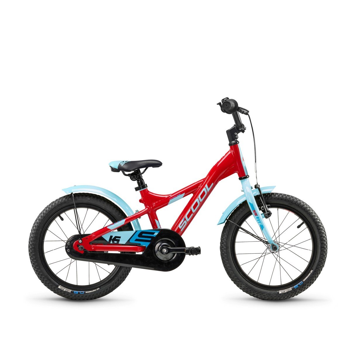 Scool XXlite 16-1 1-speed terugtraprem Red/Light Blue 2024