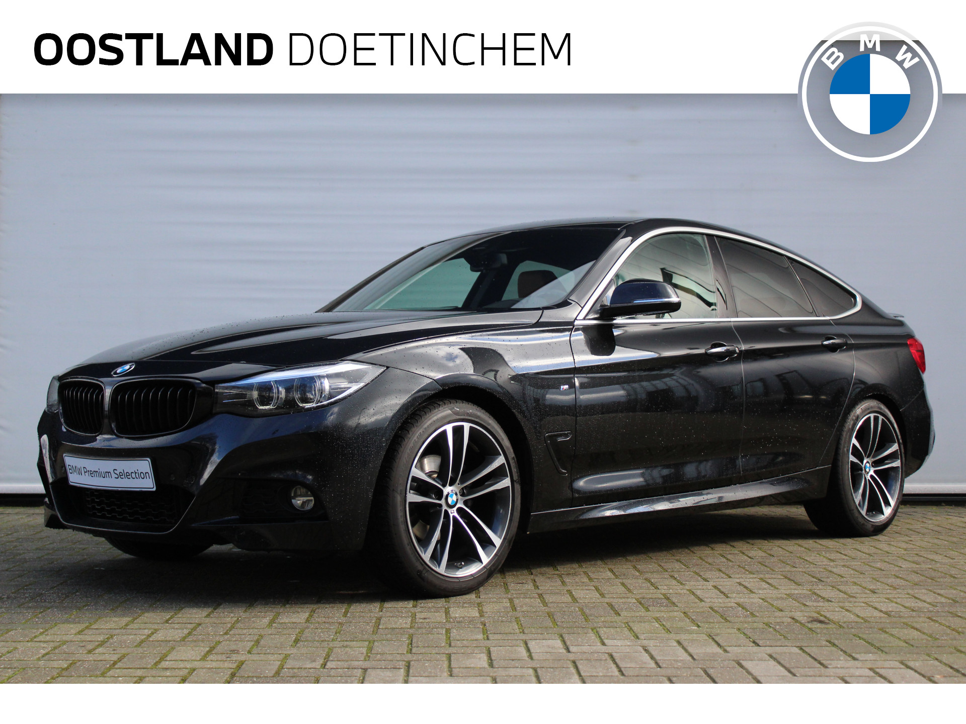 BMW 3-serie Gran Turismo 320i High Executive M Sport Automaat / Sportstoelen / Achteruitrijcamera / LED / Park Assistant / Head-Up / Navigatie Professional / Stoelverwarming bij viaBOVAG.nl