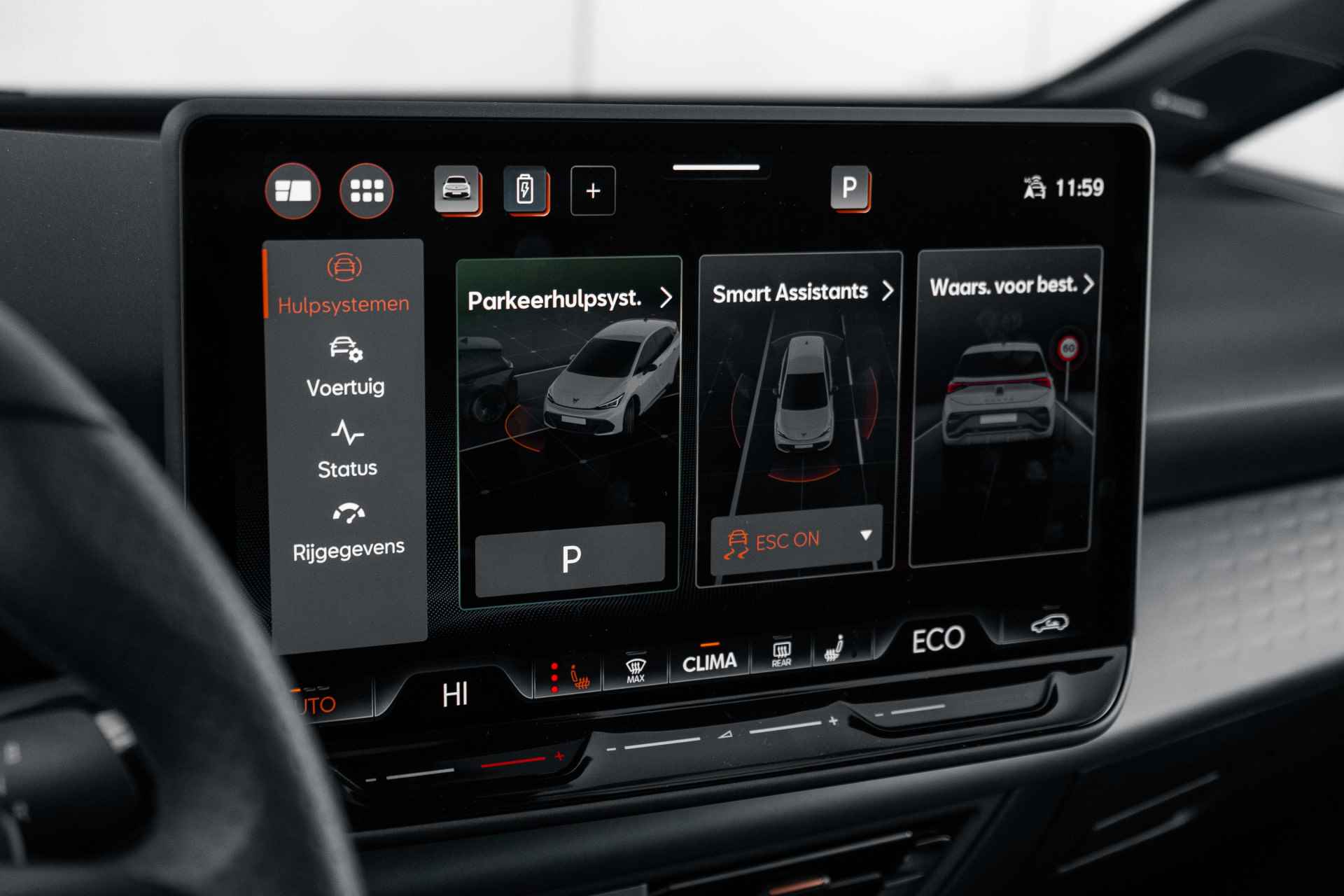 CUPRA Born VZ | Sennheiser | Smart Ambient Light | Dynamic chassis control | Panoramadak | Privacy glas | |  'Augmented Reality' Head-up Di - 58/70