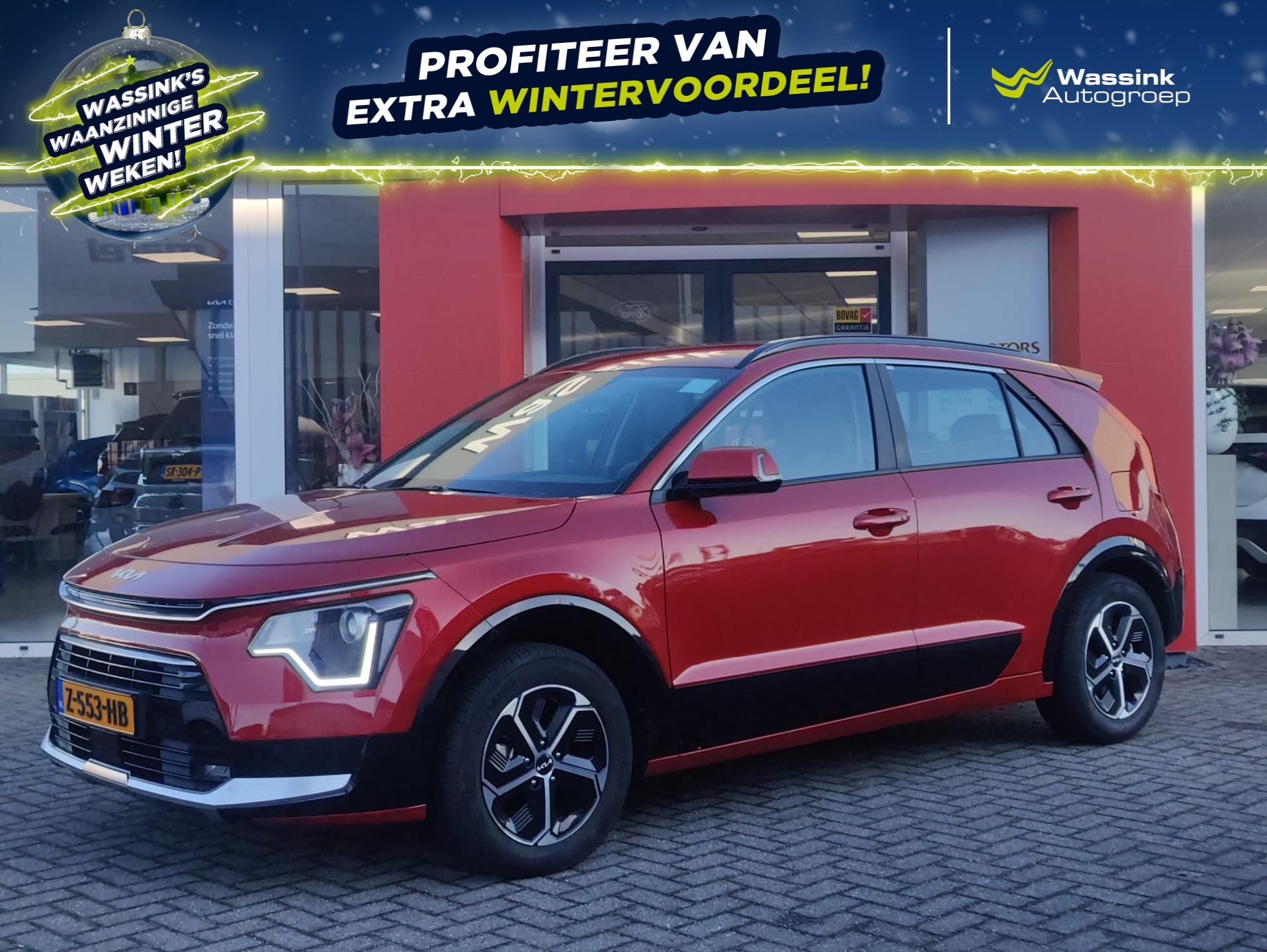 Kia Niro 1.6 GDi Hybrid 141pk DCT6 DynamicLine | Climatronic | Navigatie | Parkeer camera |