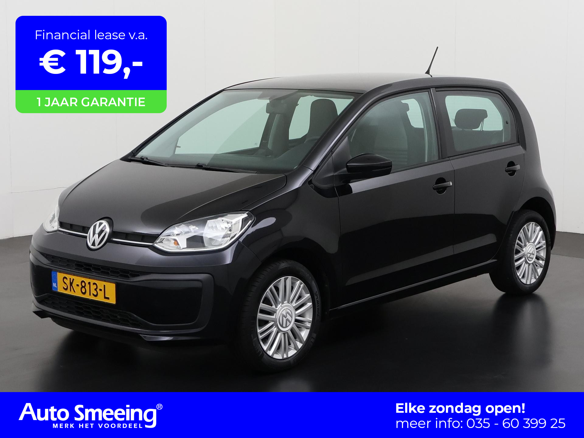 Volkswagen Up! 1.0 BMT | Airco | Lichtmetalen Velgen | Zondag Open!