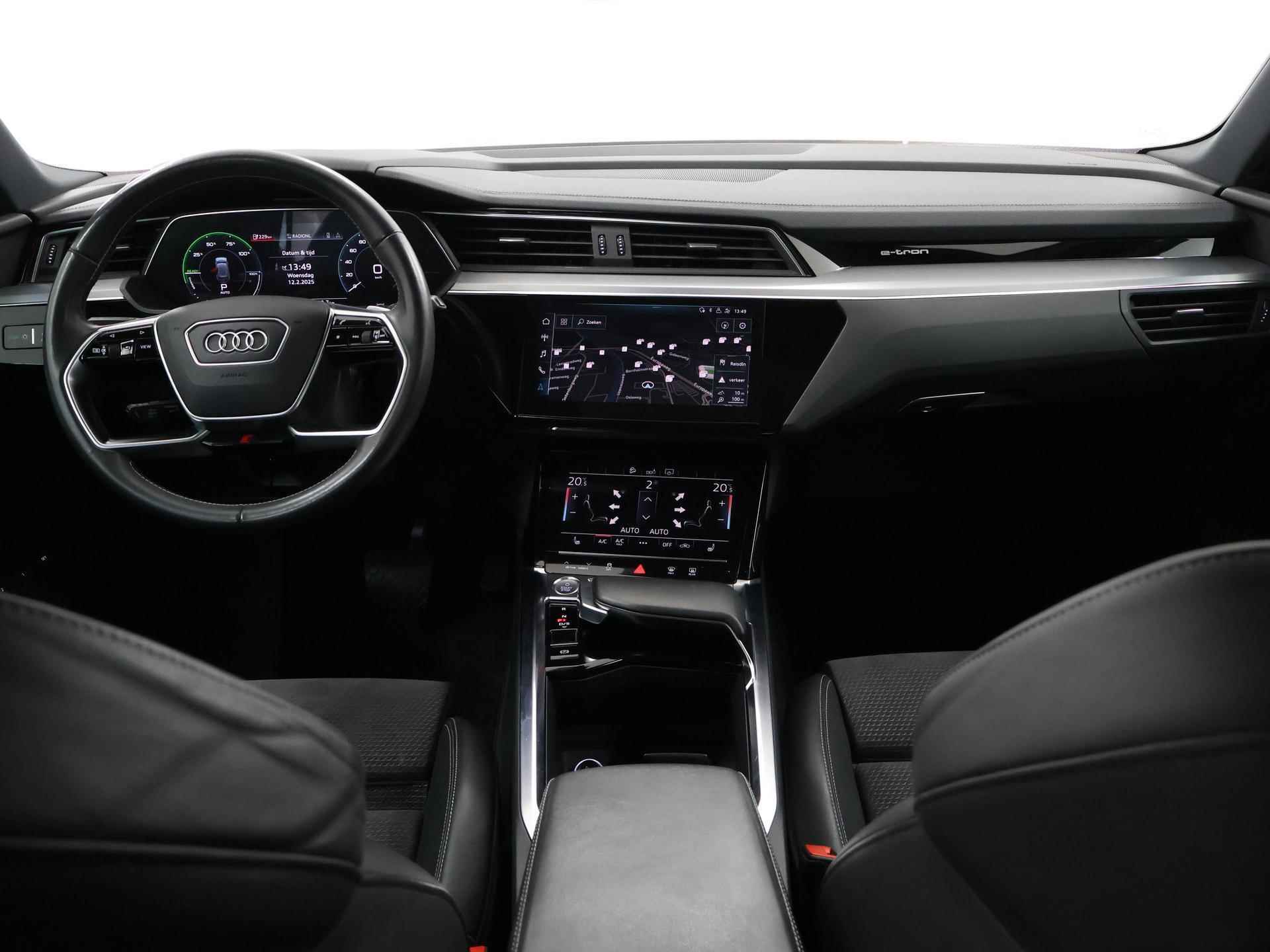 Audi e-tron e-tron 50 quattro Launch edition Black 71 kWh | Panoramadak | Climate Control | Cruise Control Adaptief | Leder | Stoelverwarming | Carplay | - 9/47