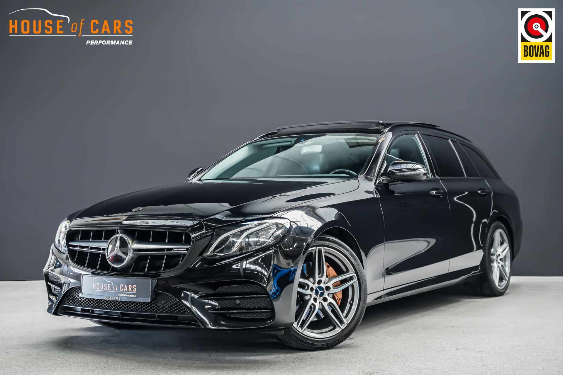 Mercedes-Benz E-klasse Estate 250 211pk Prestige Plus |dealer onderhouden|AMG-Line|panoramadak|lederen stoelen|parkeercamera en sensoren|bluetooth|elk. stoelen|trekhaak|stoelverwarming|19"|