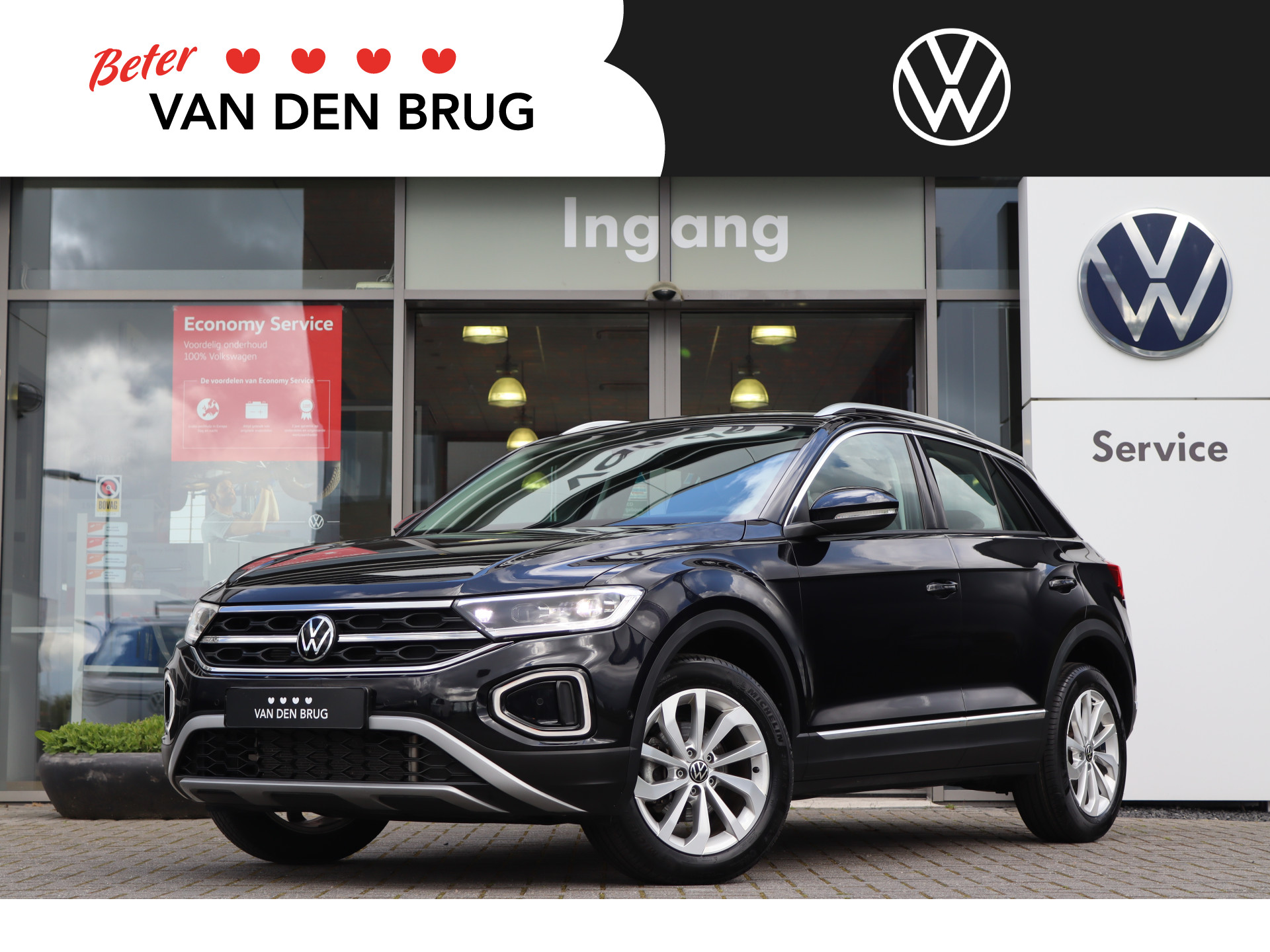 Volkswagen T-Roc 1.5 TSI 150 pk DSG Style | App Connect | Camera | Climatronic | Keyless | Electrische Klep | 17'' LM | Stoelverwarming | bij viaBOVAG.nl