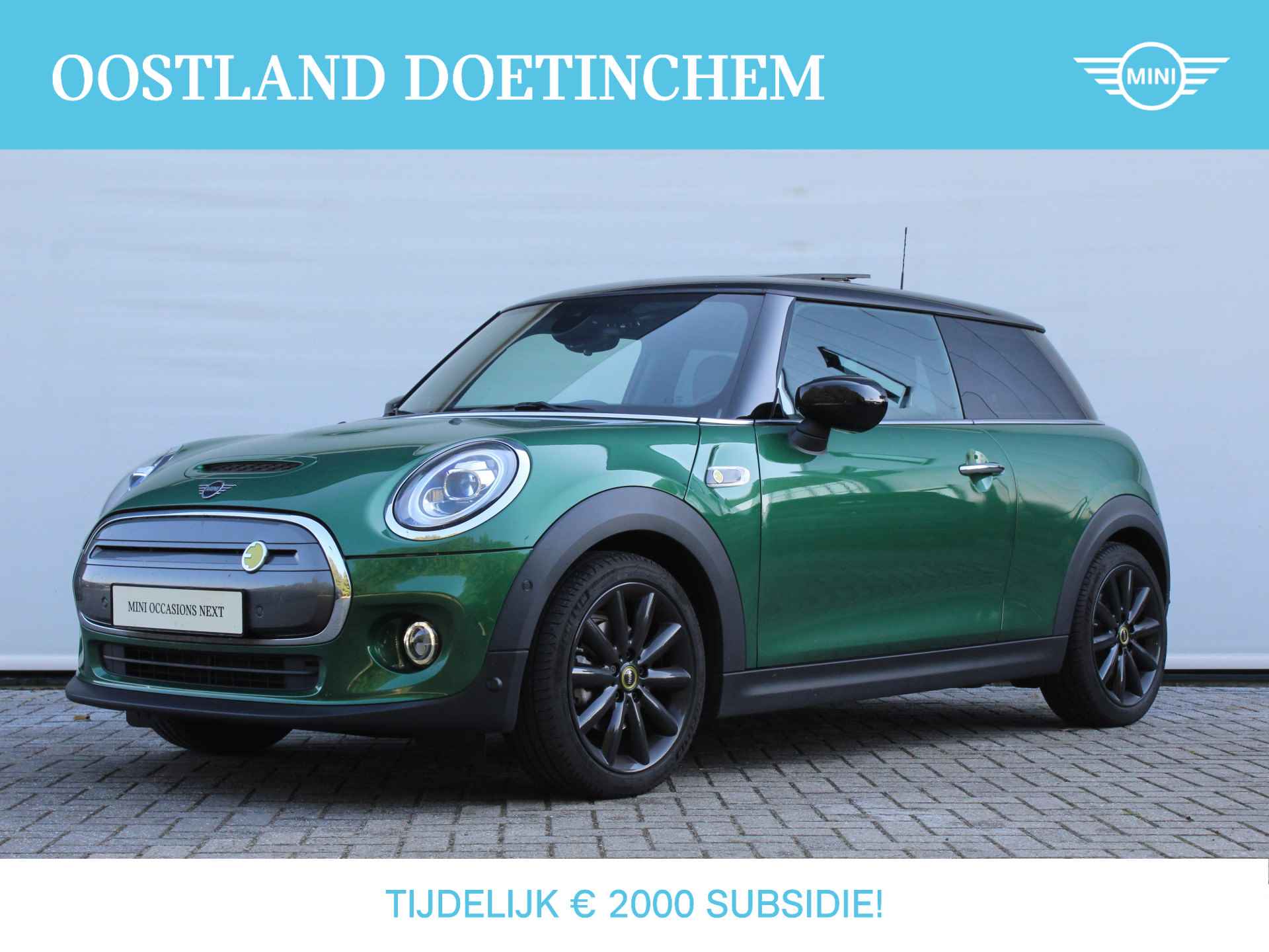 MINI Electric Yours / Panoramadak / Achteruitrijcamera / Sportstoelen / Adaptieve LED / Apple CarPlay / Head-Up / Comfort Access - 1/27