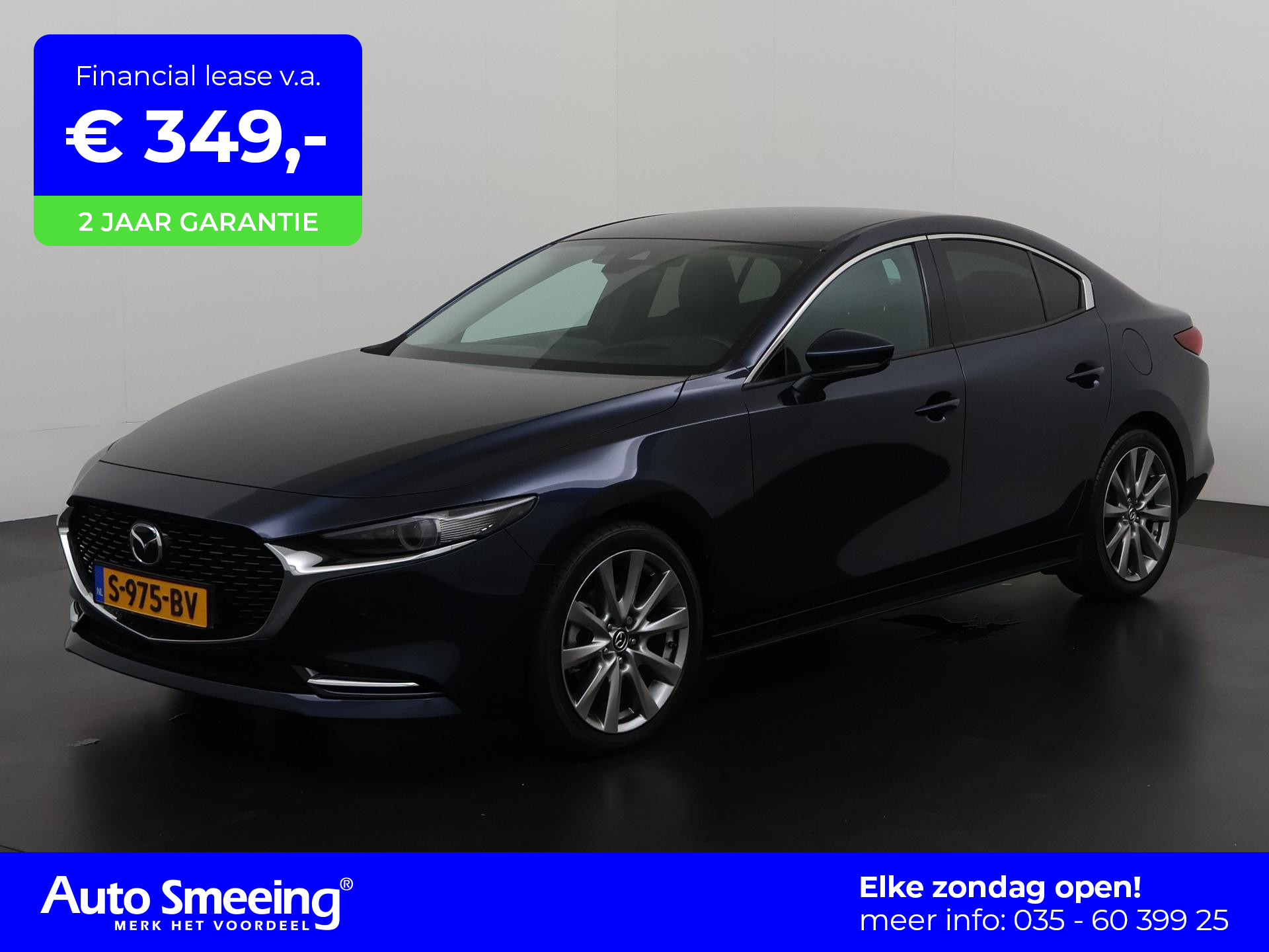 Mazda 3 2.0 e-SkyActiv-X M Hybrid 186 Luxury | Trekhaak | Head Up | Bose Audio | Zondag Open!