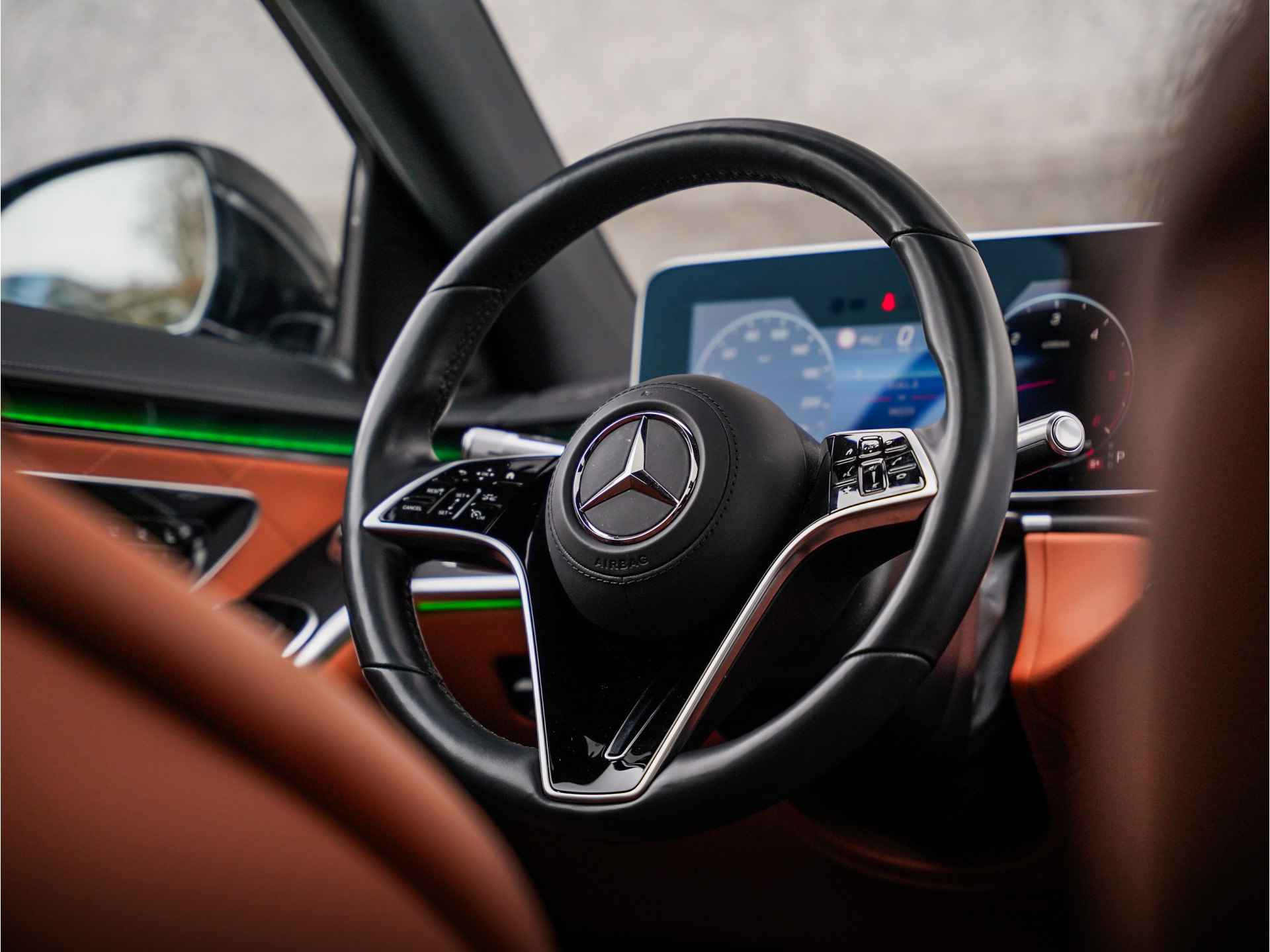 Mercedes-Benz S-Klasse 400d 4MATIC Lang |Massagestoelen |Adaptive Cruise Control |Burmester Sound System |Siennabruin Nappaleder | - 8/80