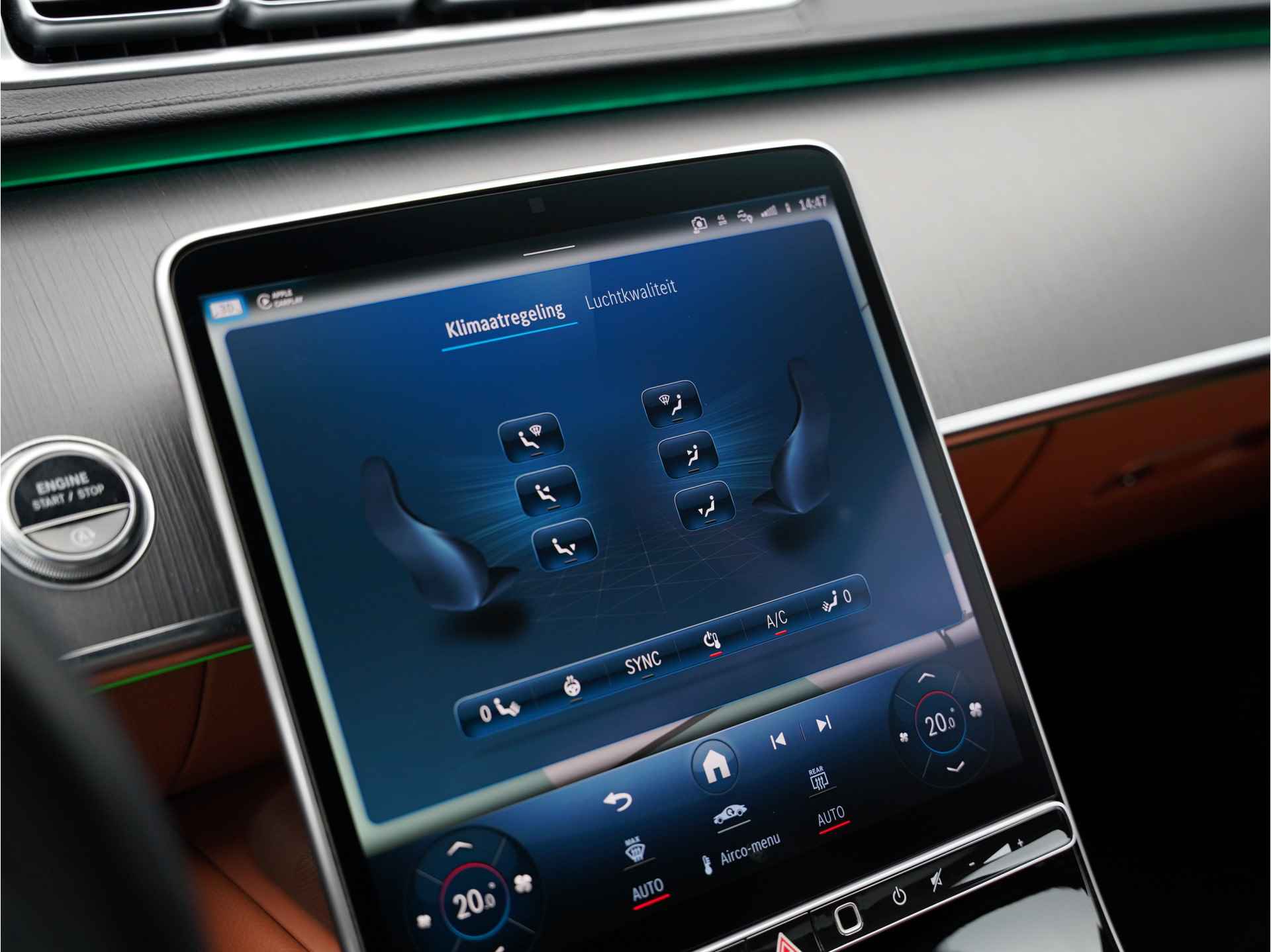 Mercedes-Benz S-Klasse 400d 4MATIC Lang |Massagestoelen |Adaptive Cruise Control |Burmester Sound System |Siennabruin Nappaleder | - 36/80