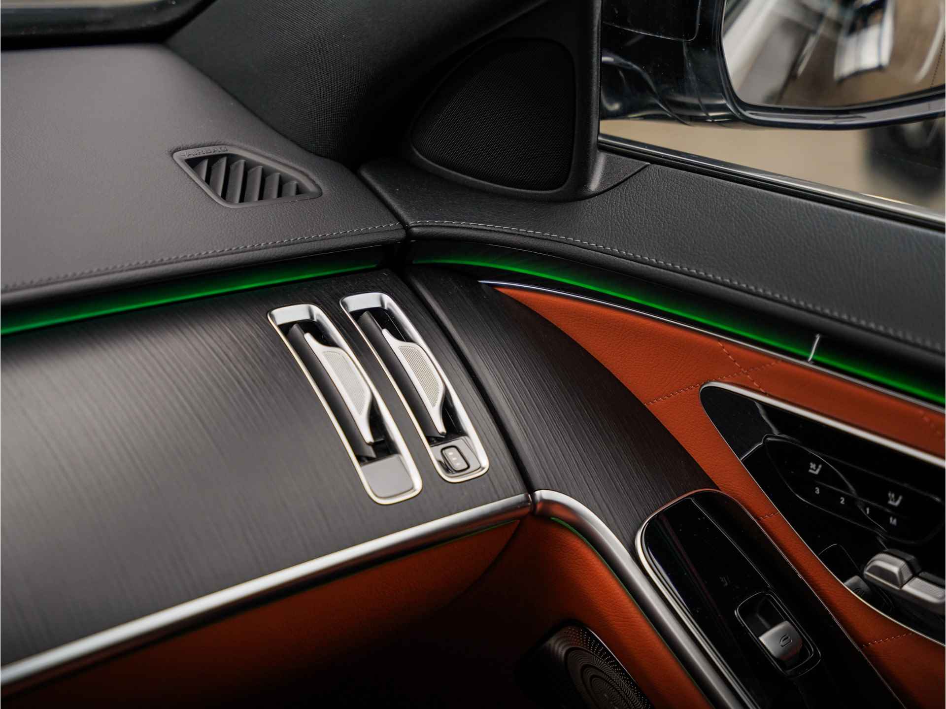 Mercedes-Benz S-Klasse 400d 4MATIC Lang |Massagestoelen |Adaptive Cruise Control |Burmester Sound System |Siennabruin Nappaleder | - 44/80