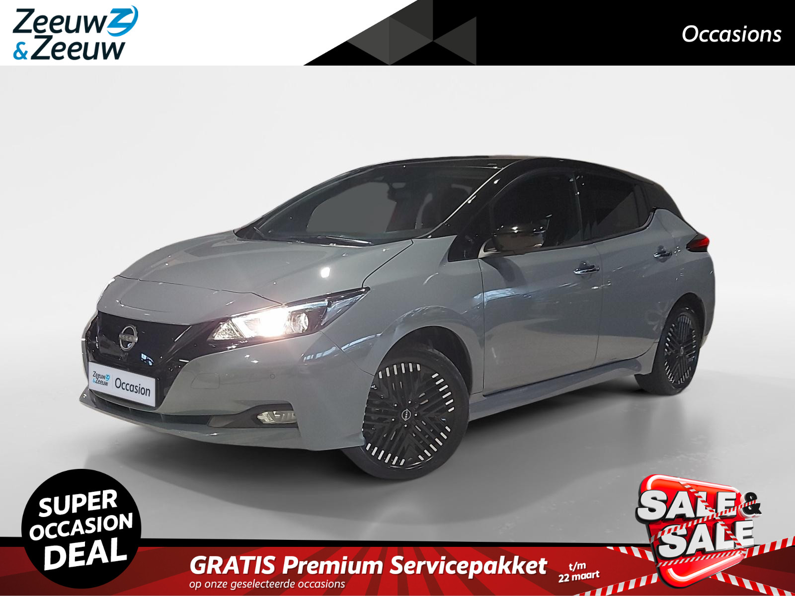 Nissan LEAF e+ N-Connecta 62 kWh | 360-Camera | Parkeersensoren | Dodehoek detectie | Stuur/Voorruitverwarming | Stoelverwarming voor + achter | Navigatie | Apple Carplay/Android auto | Adaptie cruise control | Dealer onderhouden | 8 jaar garantie op accu pakket |