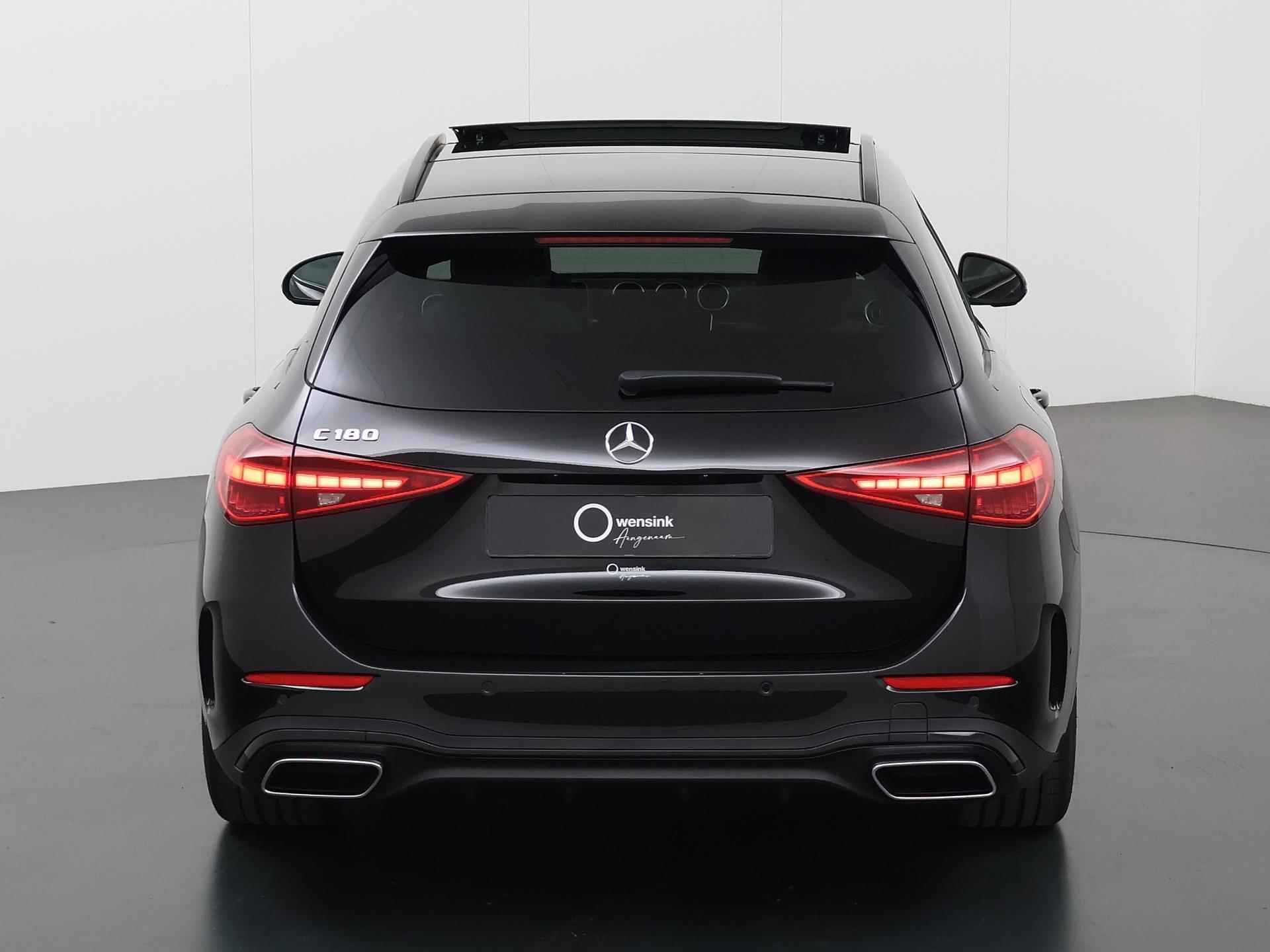 Mercedes-Benz C-klasse Estate 180 AMG Line | Panoramadak | Nightpakket incl 19'' | memory pakket | achteruitrijcamera | Led-koplampen | Nevagrijs interieur - 14/44