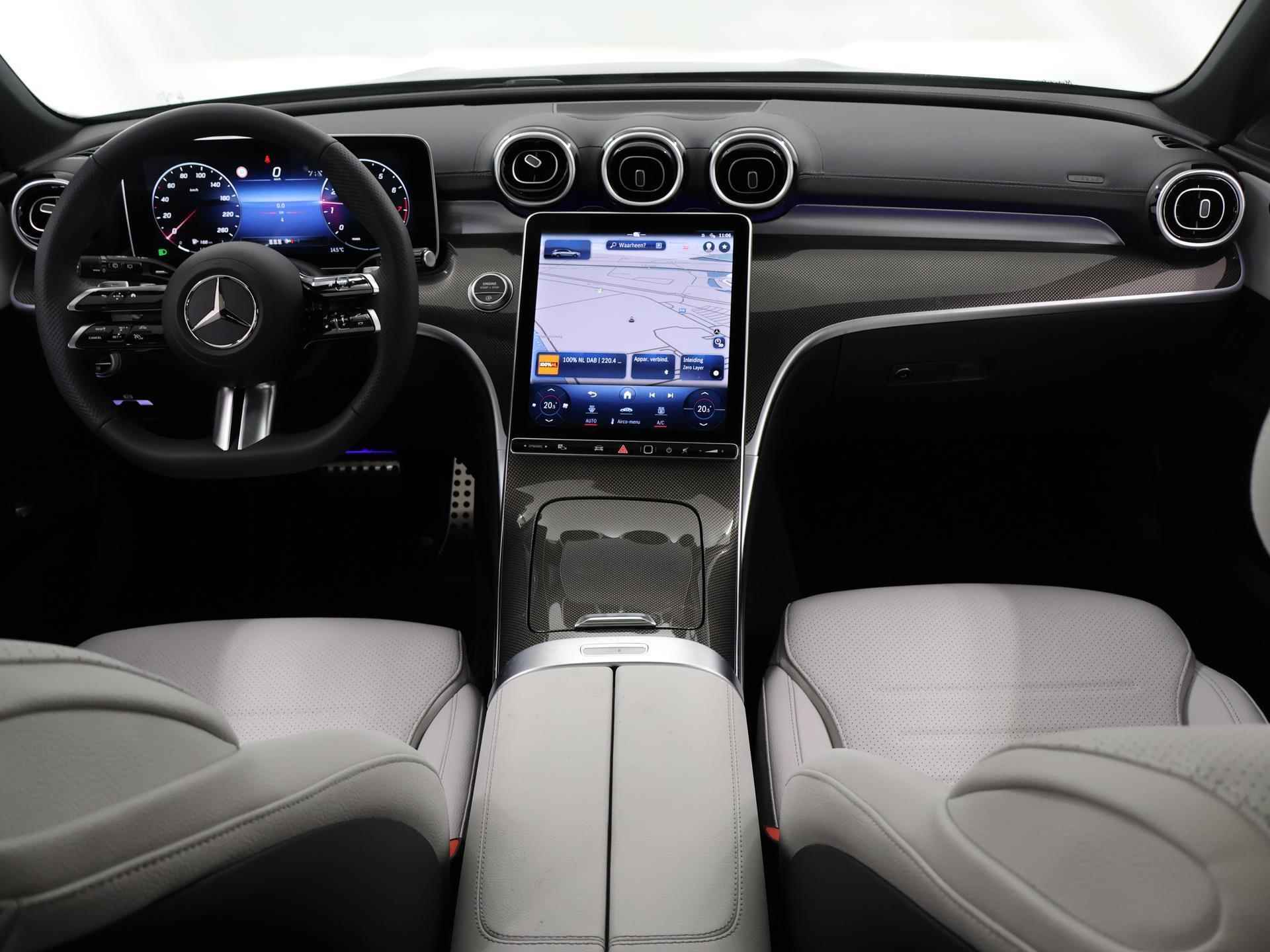 Mercedes-Benz C-klasse Estate 180 AMG Line | Panoramadak | Nightpakket incl 19'' | memory pakket | achteruitrijcamera | Led-koplampen | Nevagrijs interieur - 29/44