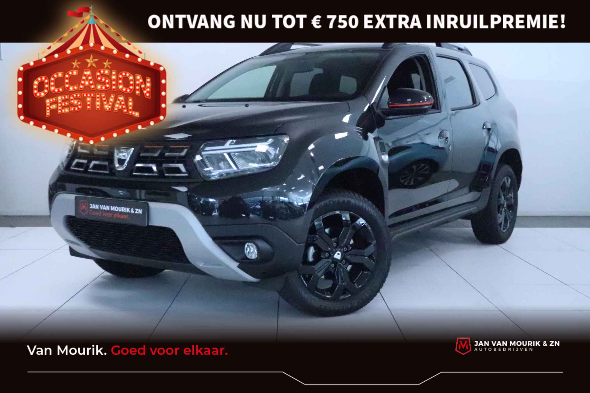 Dacia Duster 1.3 TCe 130 Extreme  | Navi | Clima | PDC + camera | LMV | Cruise | Bluetooth | Stoelverwarming | all-seasons | - 1/33