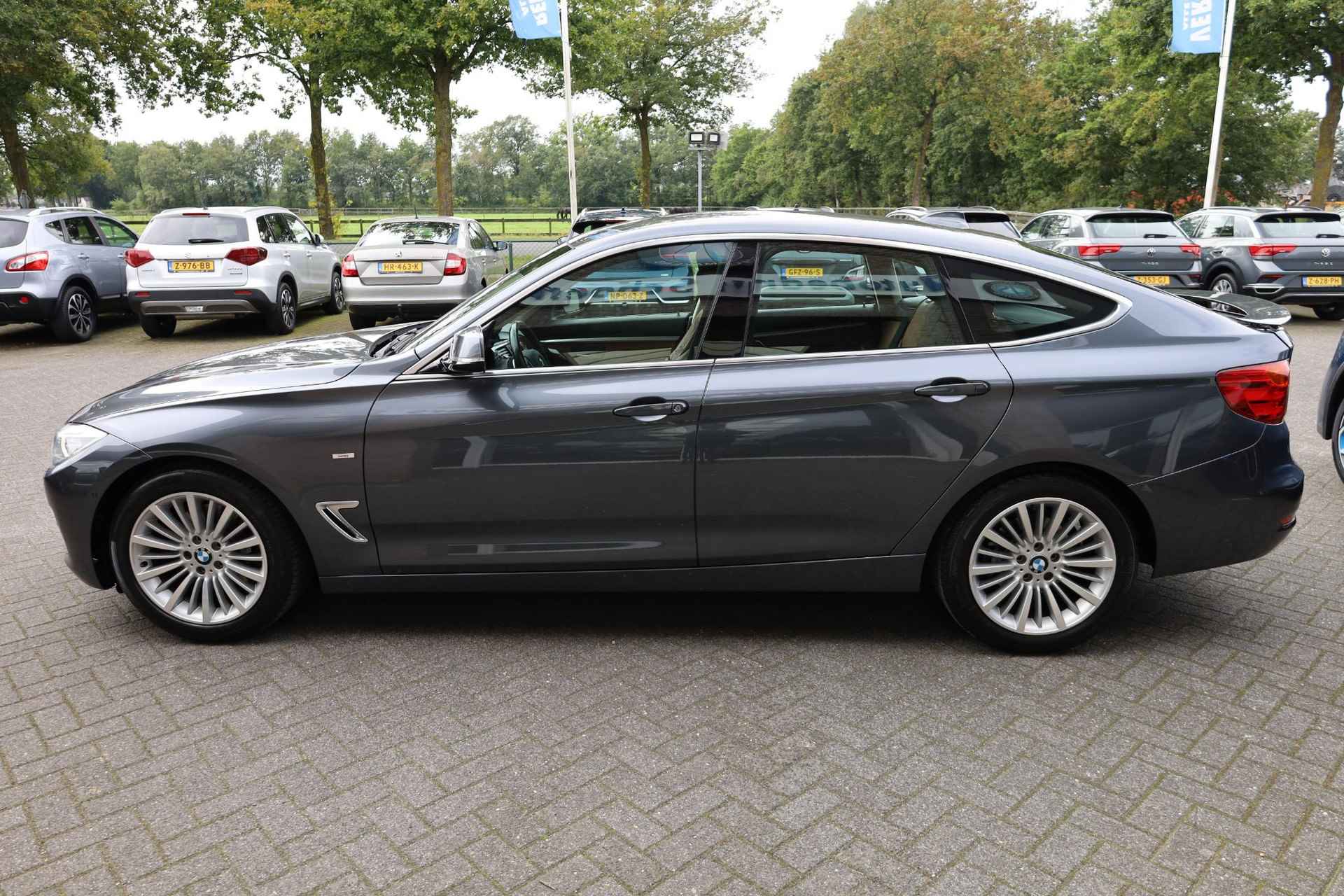 BMW 3-serie Gran Turismo 328i High Executive AUTOMAAT LEDER NAVI CAMERA BT 2xPDC STOELVERWARMING 18"LMV WEGKLAPBARE TREKHAAK - 4/48