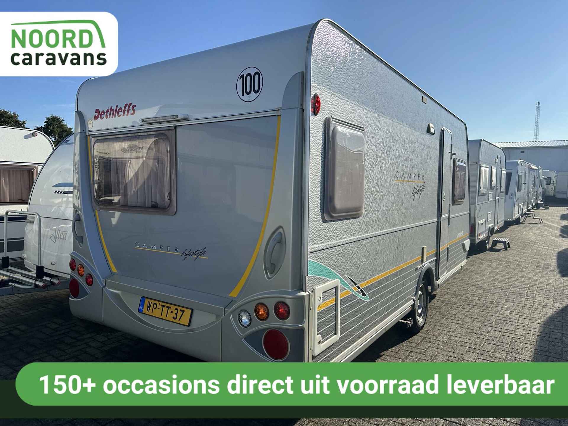 DETHLEFFS CAMPER LIFESTYLE 450 FRANSBED + VOORTENT + MOVER - 2/17