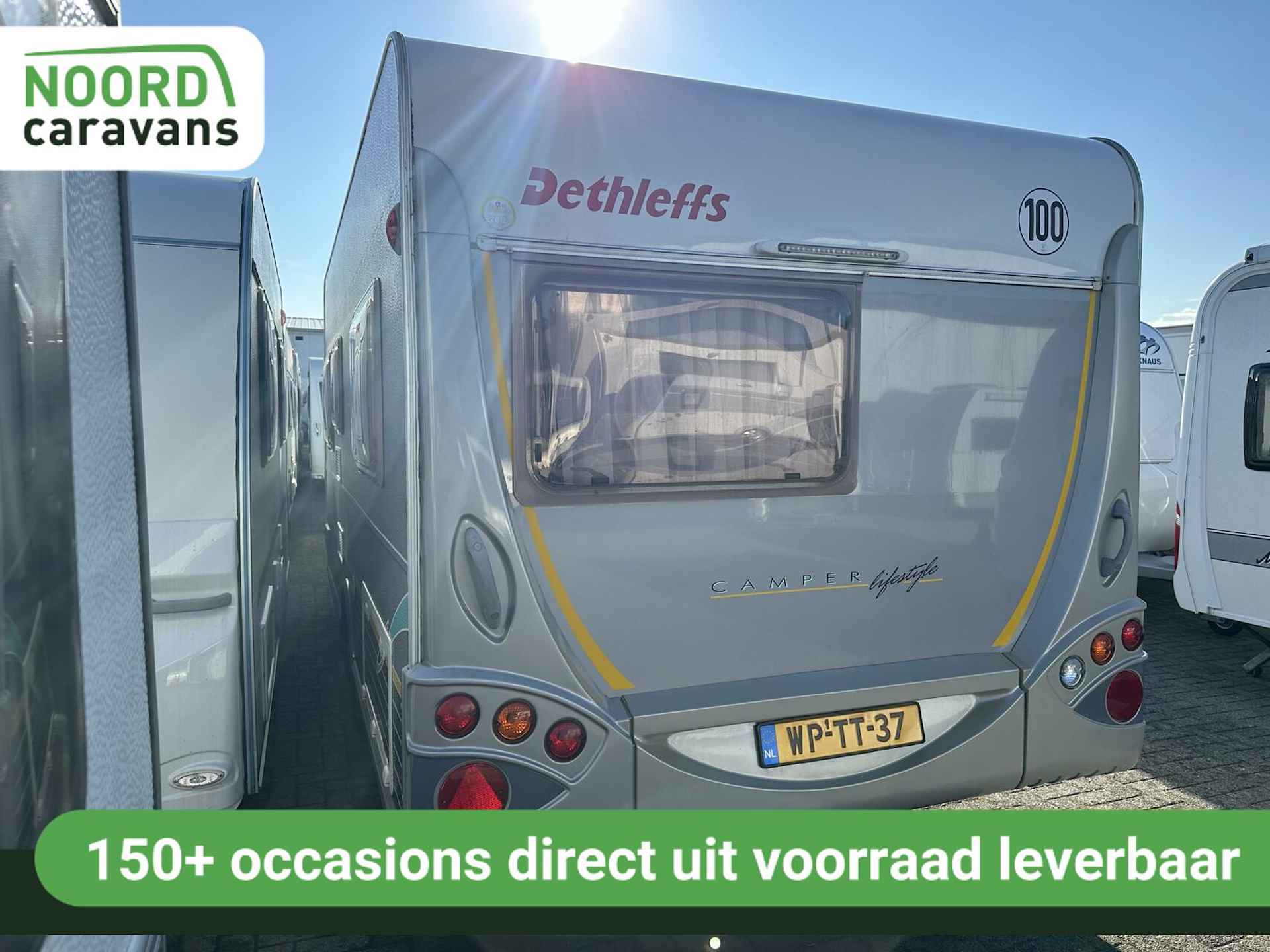 DETHLEFFS CAMPER LIFESTYLE 450 FRANSBED + VOORTENT + MOVER - 3/17