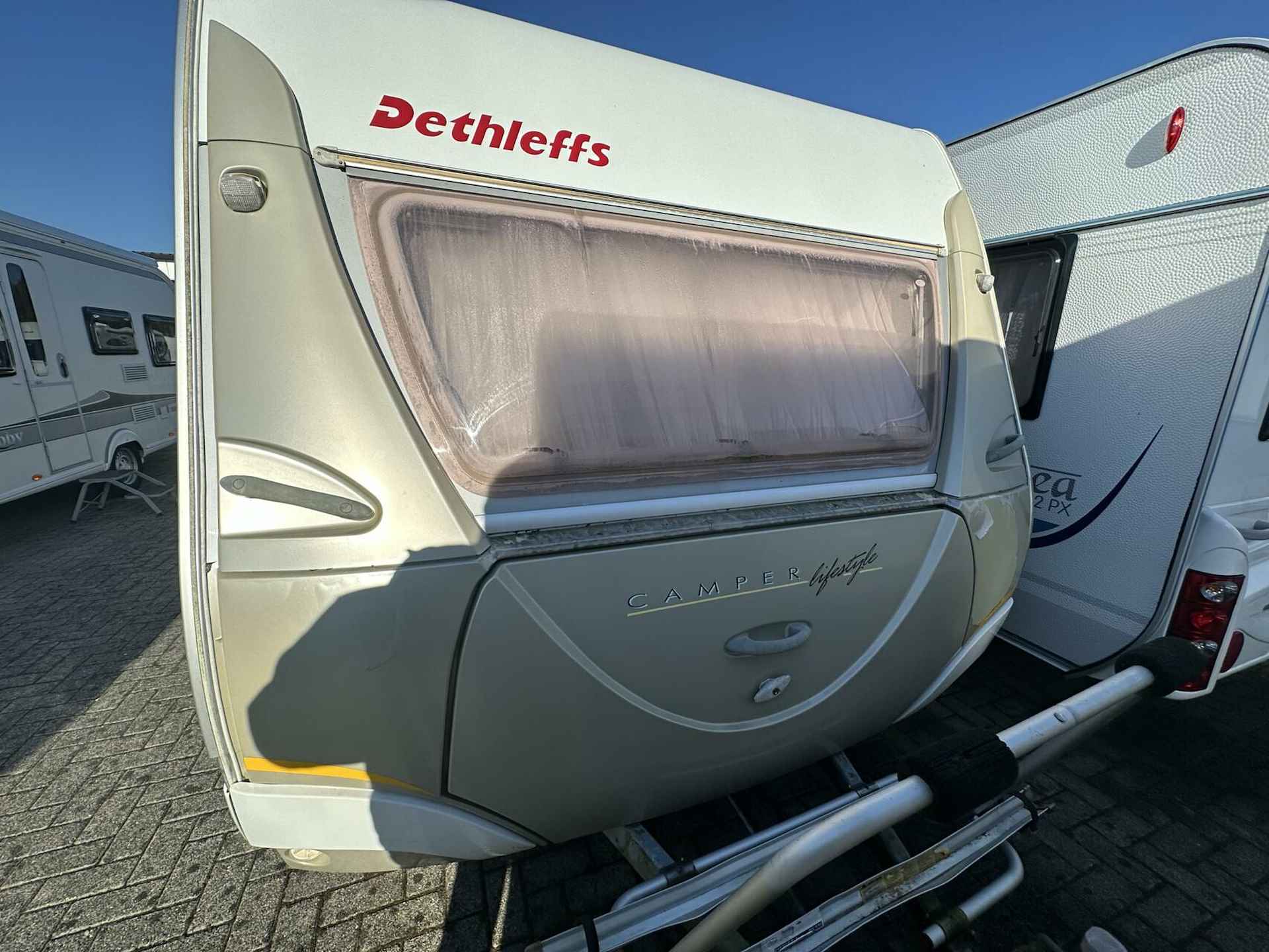 DETHLEFFS CAMPER LIFESTYLE 450 FRANSBED + VOORTENT + MOVER - 5/17