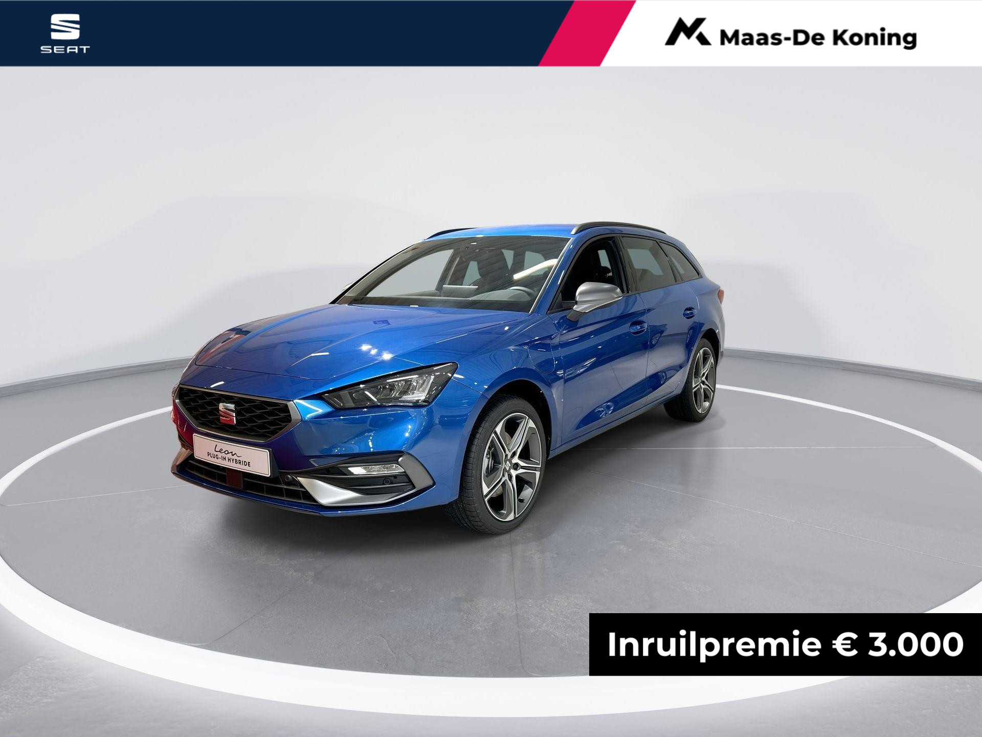 SEAT Leon Sportstourer FR PHEV First Edition 1.5 TSI eHybrid 150kW / 204p k Stationwagen 6 versn. DSG | 18'' lichtmetalen Velgen | Metallic Lak | 3000,-  Inruilbonus!