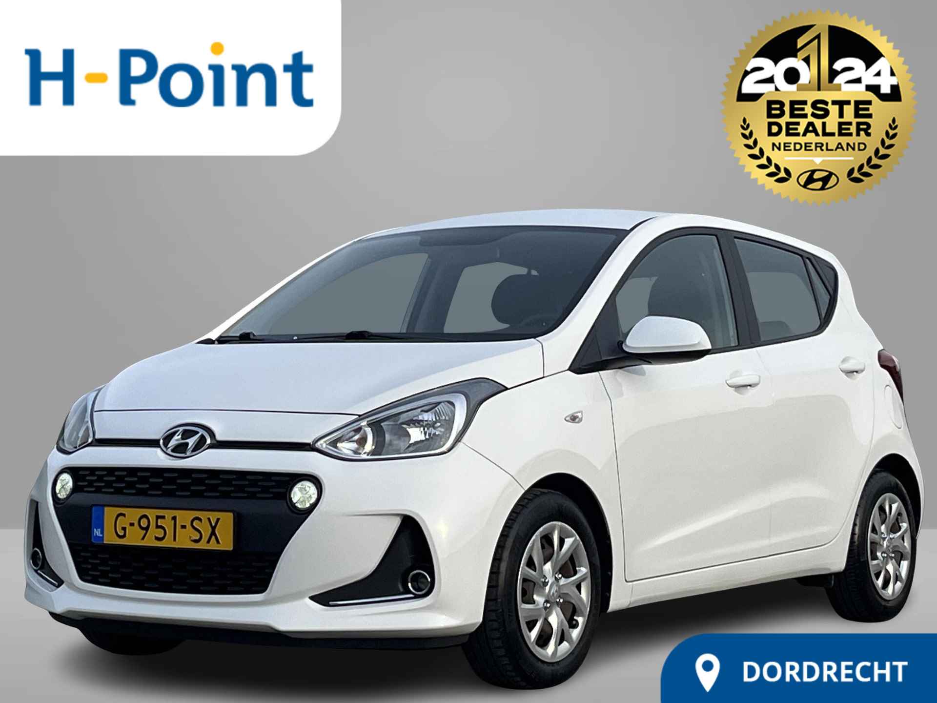 Hyundai i10 1.0i Comfort | Apple Carplay & Android Auto | Geïntegreerde navigatiesysteem | Origineel Ned.auto | Parkeersensoren achter |