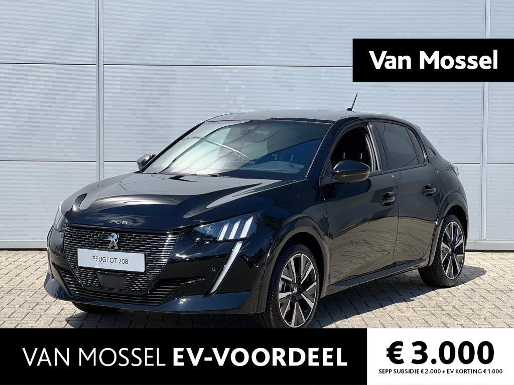 Peugeot e-208 EV GT 350 50 kWh | Camera | parkeersensoren | Apple-carplay | Cruisecontrol | 1e Eigenaar | Dealeronderhouden |