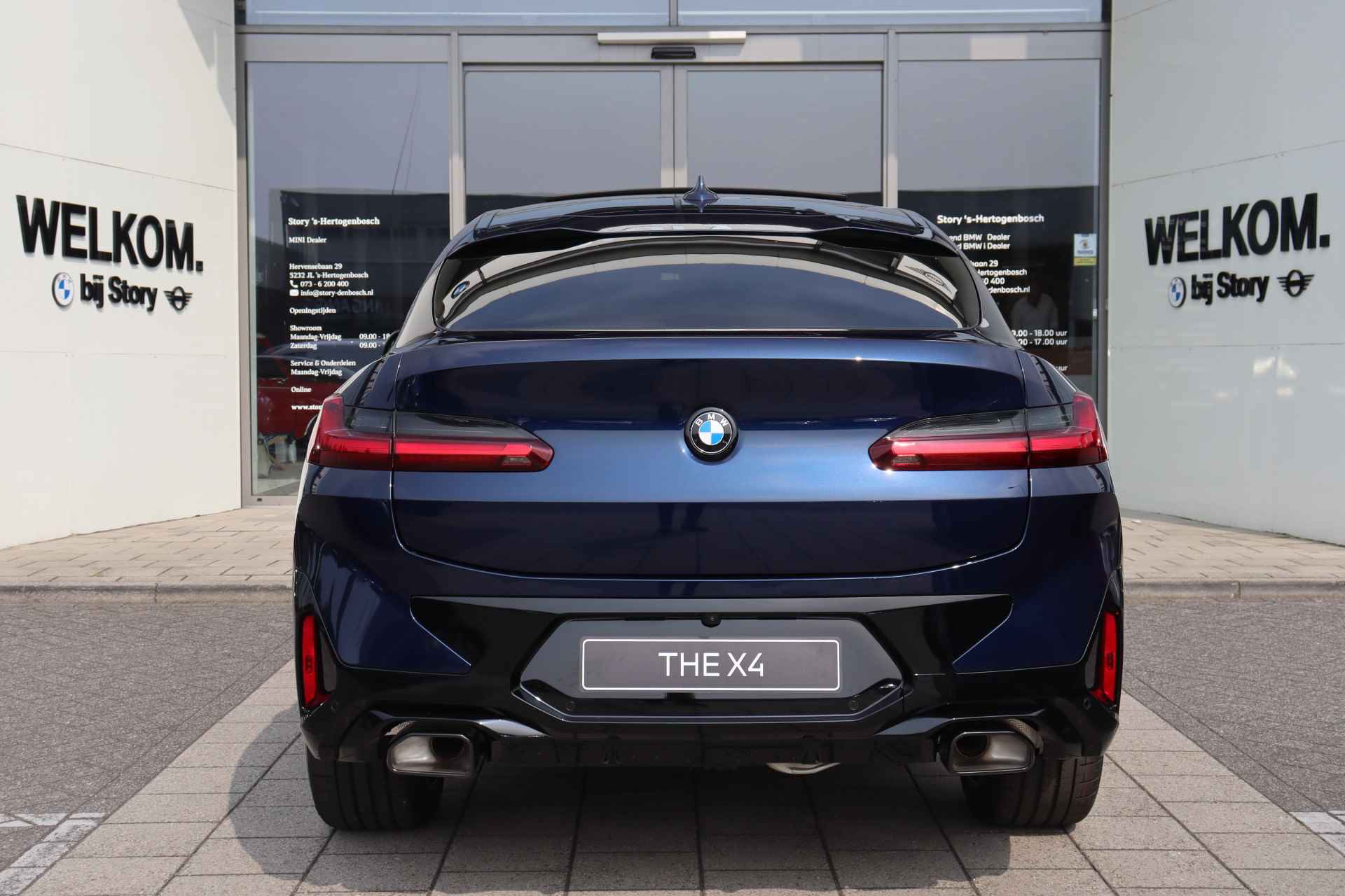 BMW X4 xDrive30i High Executive M Sport Automaat / Panoramadak / Trekhaak / Sportstoelen / Stoelverwarming / Laserlight / Head-Up / Harman Kardon / Live Cockpit Professional - 9/39