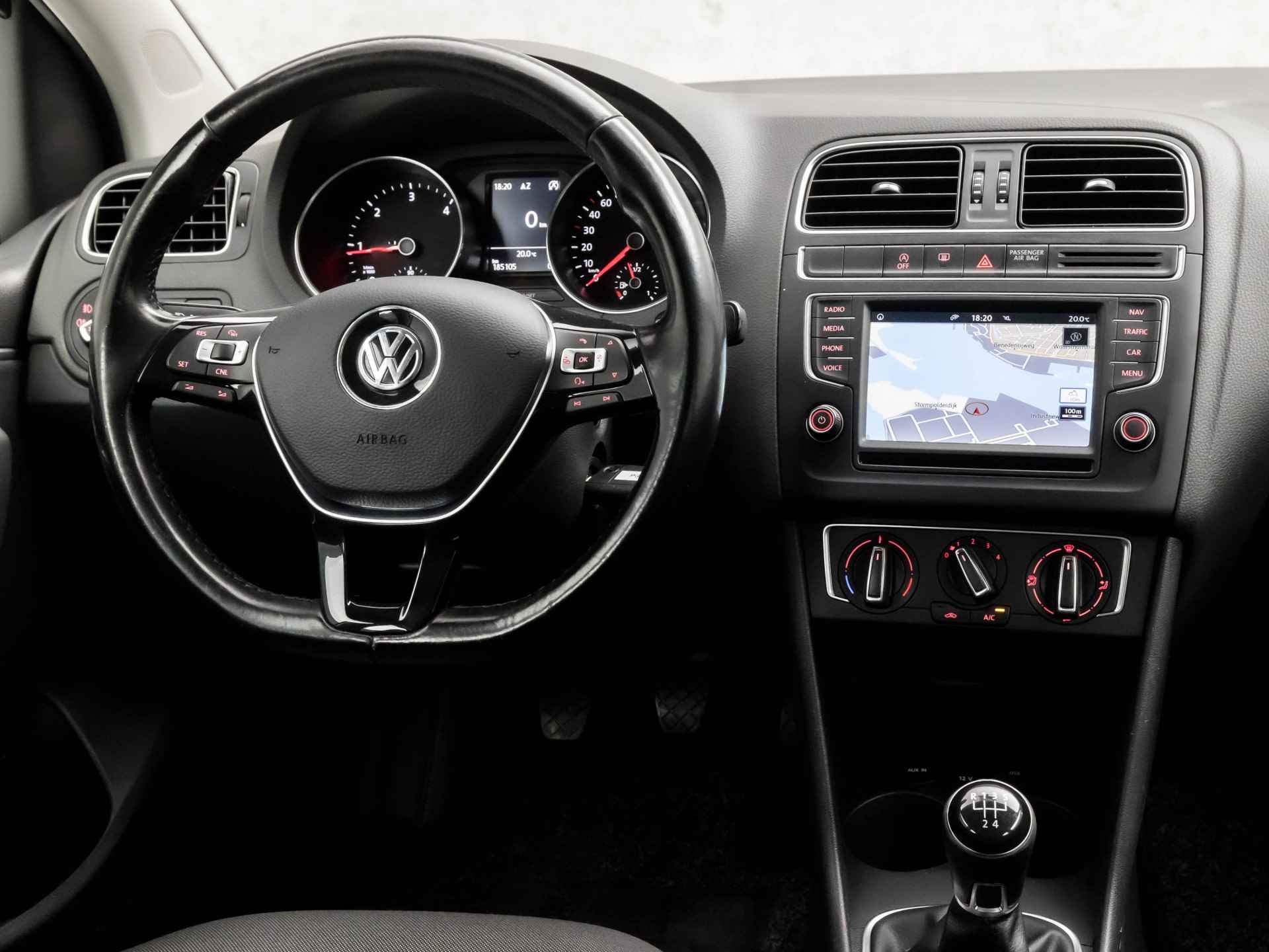 Volkswagen Polo 1.4 TDI Premium (APPLE CARPLAY, NAVIGATIE, ARMSTEUN, SPORTSTOELEN, BLUETOOTH, CRUISE, ELEK PAKKET, NIEUWE APK, NIEUWSTAAT) - 7/34