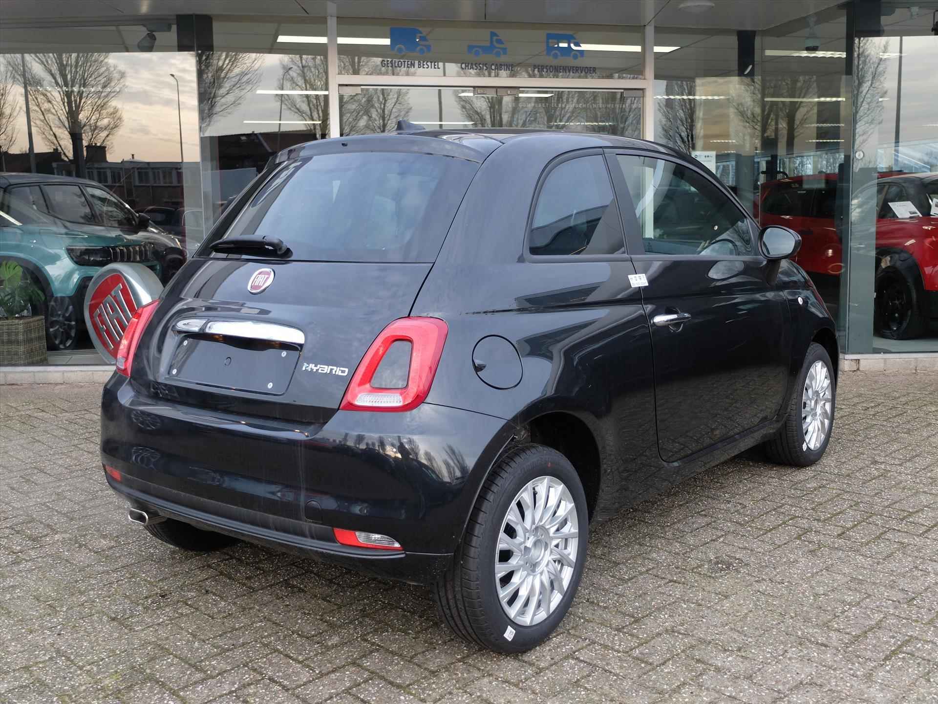 Fiat 500 1.0 Hybrid 70pk - DIRECT LEVERBAAR - 6/21