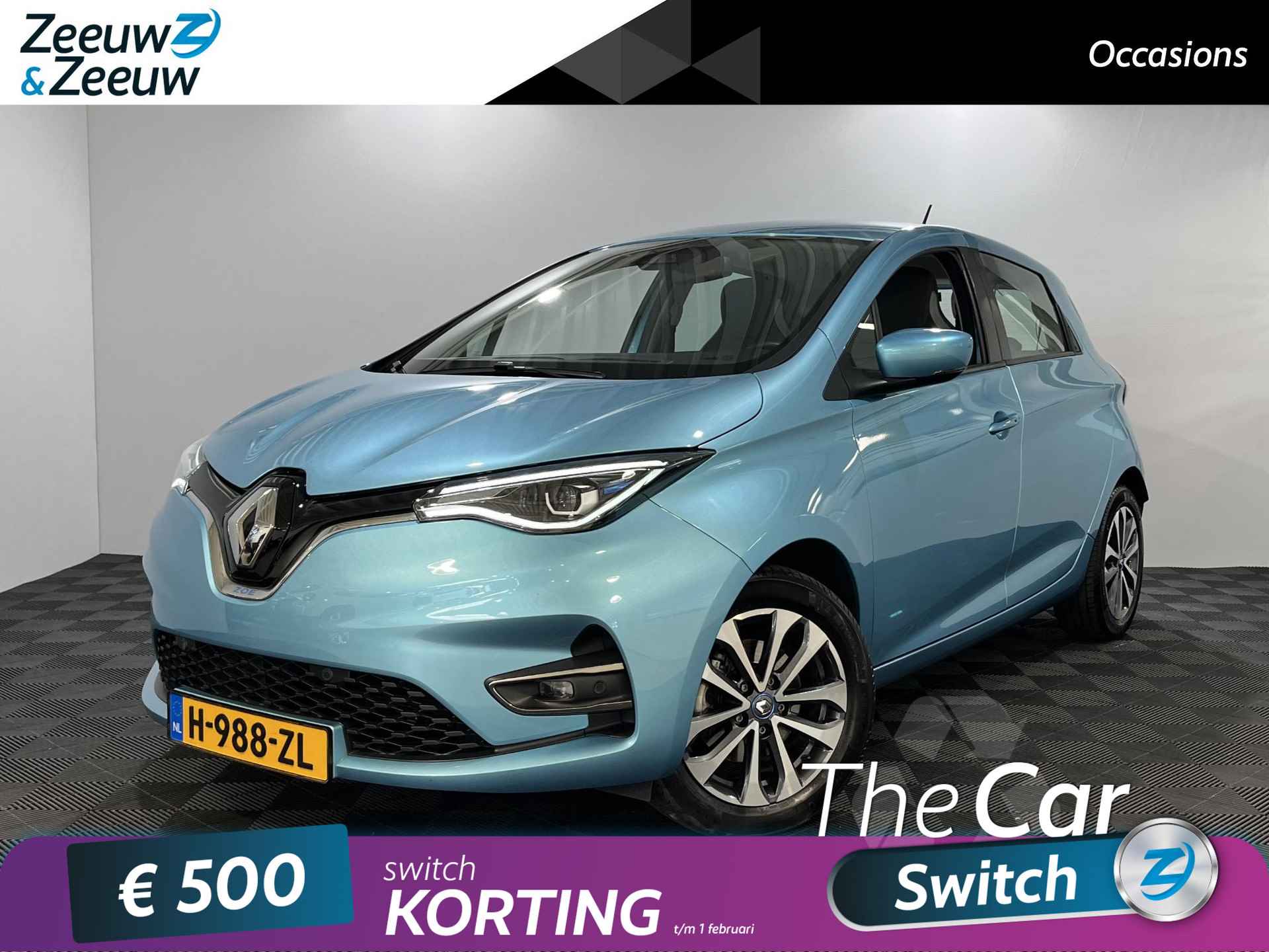 Renault ZOE R135 Zen 52 kWh Automaat | Apple CarPlay/Android Auto | Climate Control | Full LED | Lichtmetalen Velgen | Cruise Control | Camera | Parkeersensoren | - 1/30