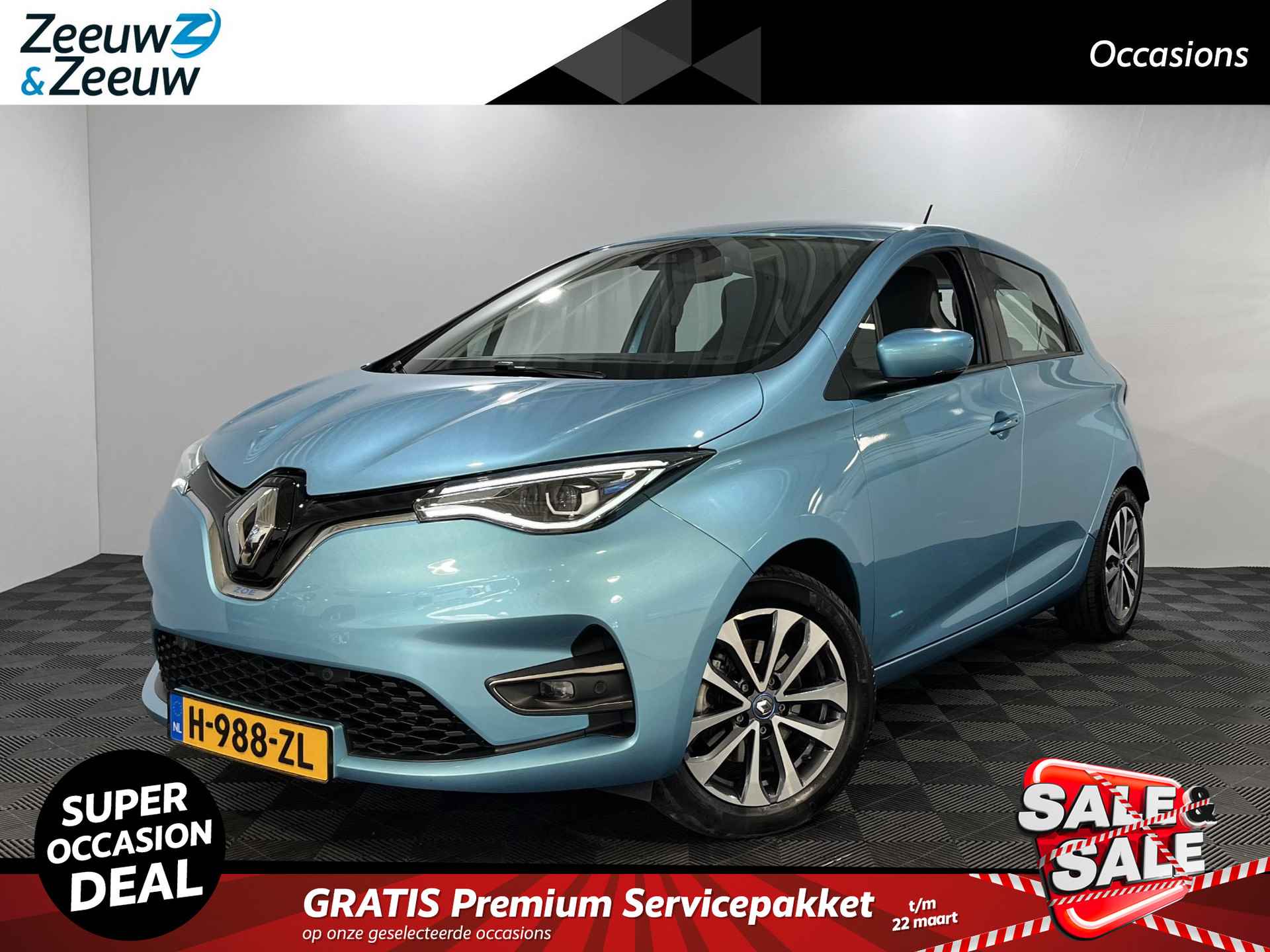 Renault ZOE R135 Zen 52 kWh Automaat | Apple CarPlay/Android Auto | Climate Control | Full LED | Lichtmetalen Velgen | Cruise Control | Camera | Parkeersensoren |