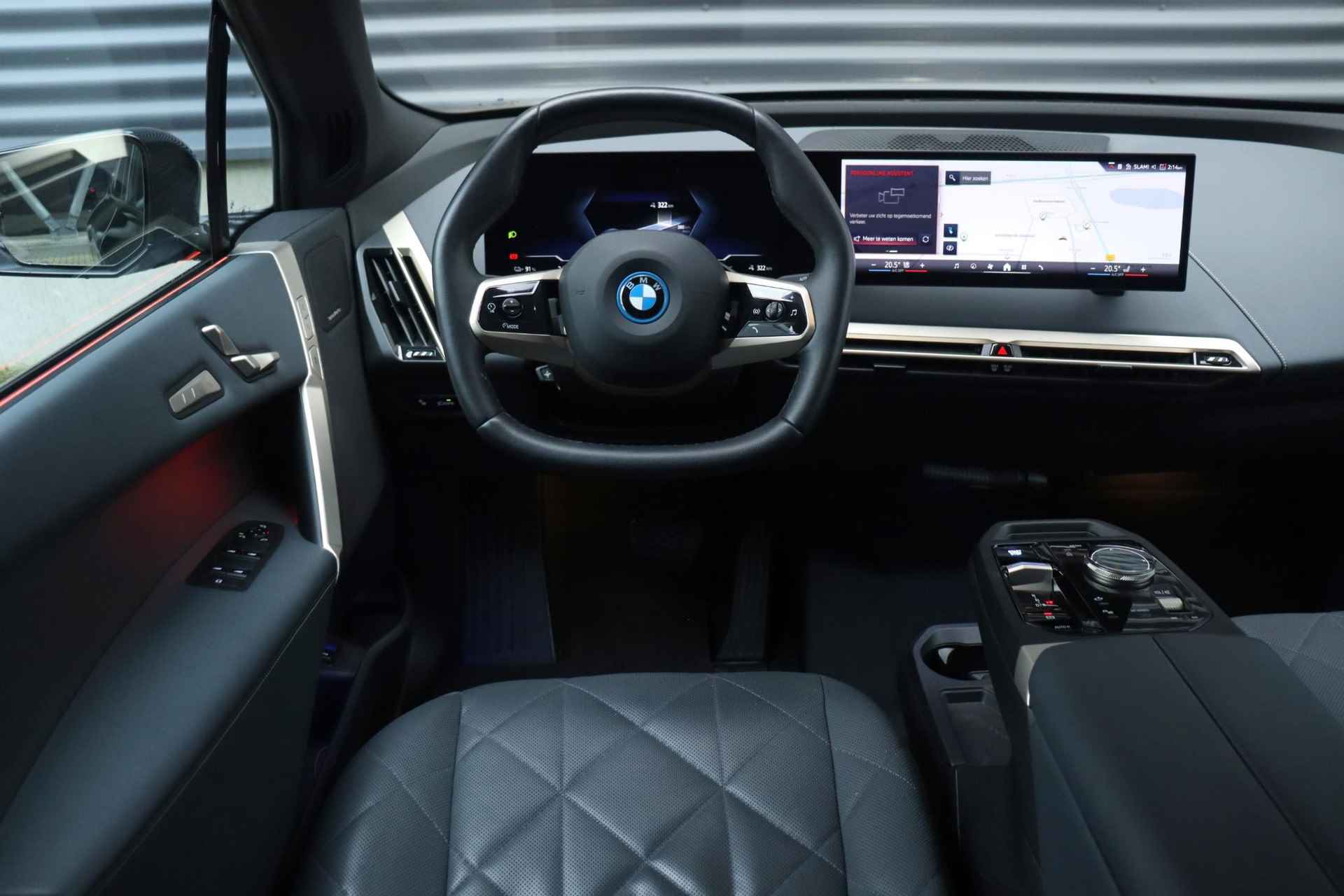 BMW iX xDrive40 High Executive | Sportpakket | Business Edition Plus | Trekhaak | Driving Assistant Prof. | Parking Assistant Prof. | Harman Kardon | Sky Lounge | Comfort Access | Warmte Comfort Pakket | 21''LMV - 9/39