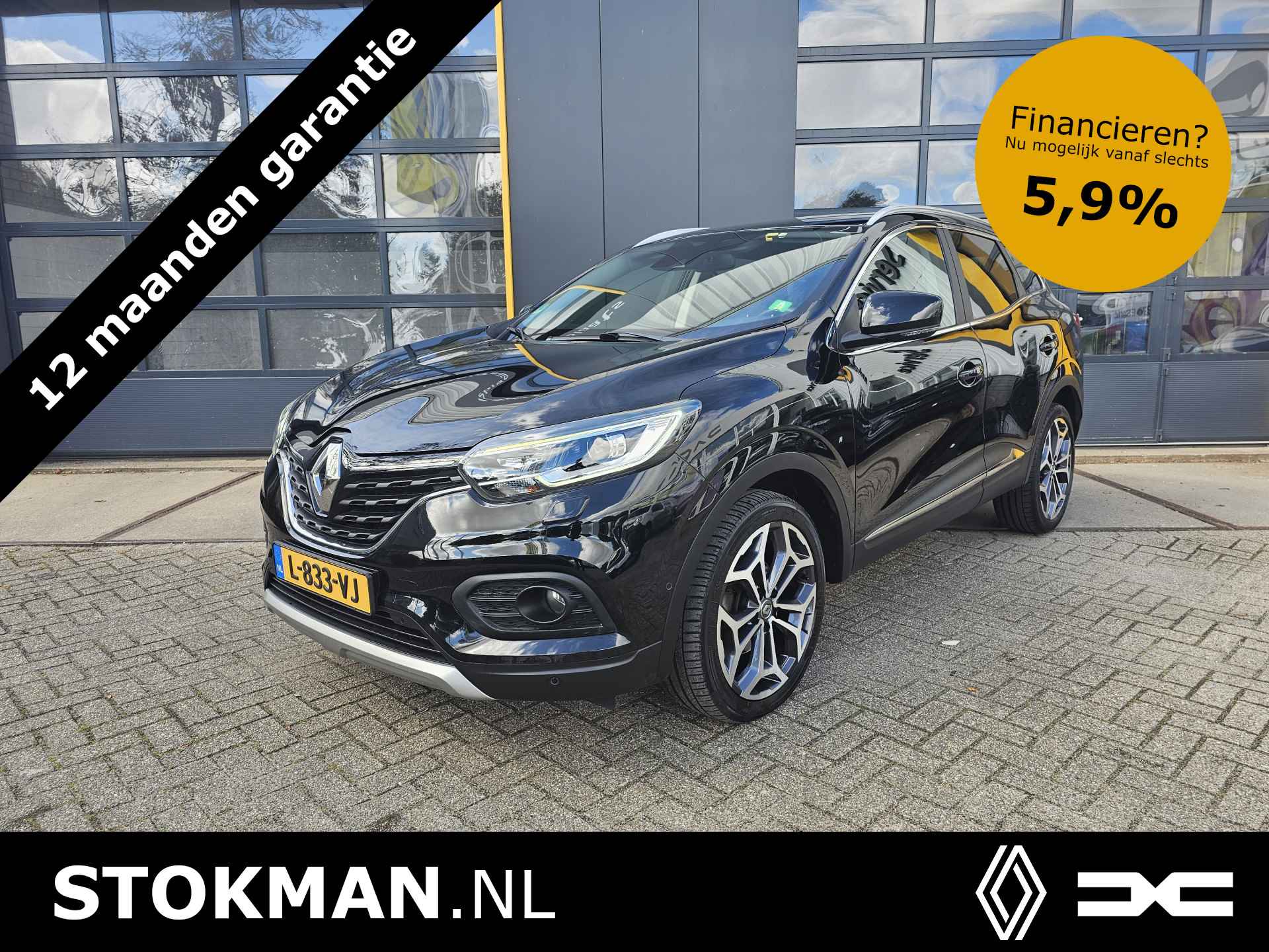 Renault Kadjar 1.3 TCe Intens | Half leder | Sensoren vóór & achter | Camera | Stoelverwarming | incl. Bovag rijklaarpakket met 12 maanden garantie | - 1/34