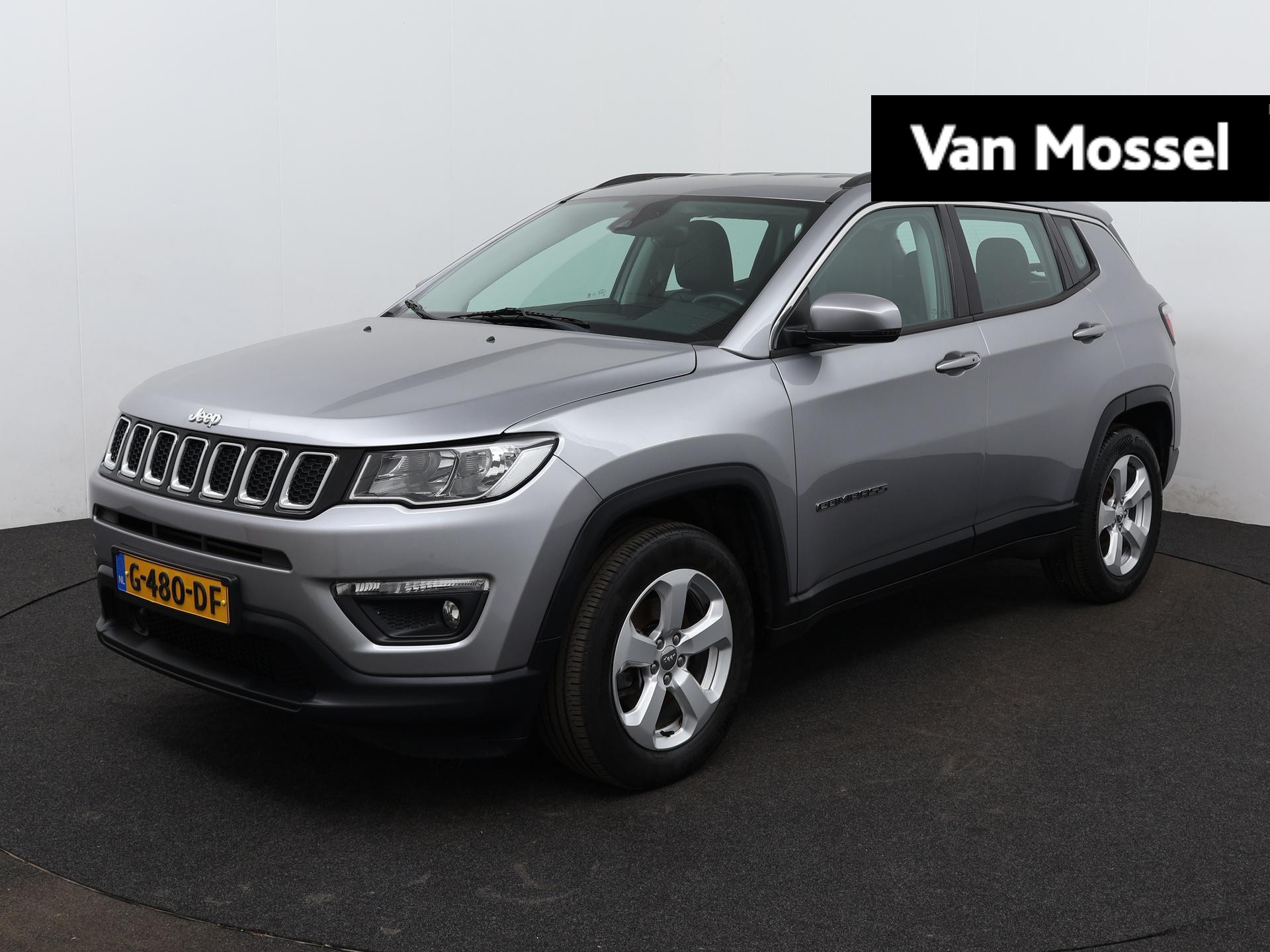 Jeep Compass 1.4 MultiAir Longitude | Half-Leder | Navigatie | Clima | Camera | Lichtmetalen Velgen | Parkeersensoren |